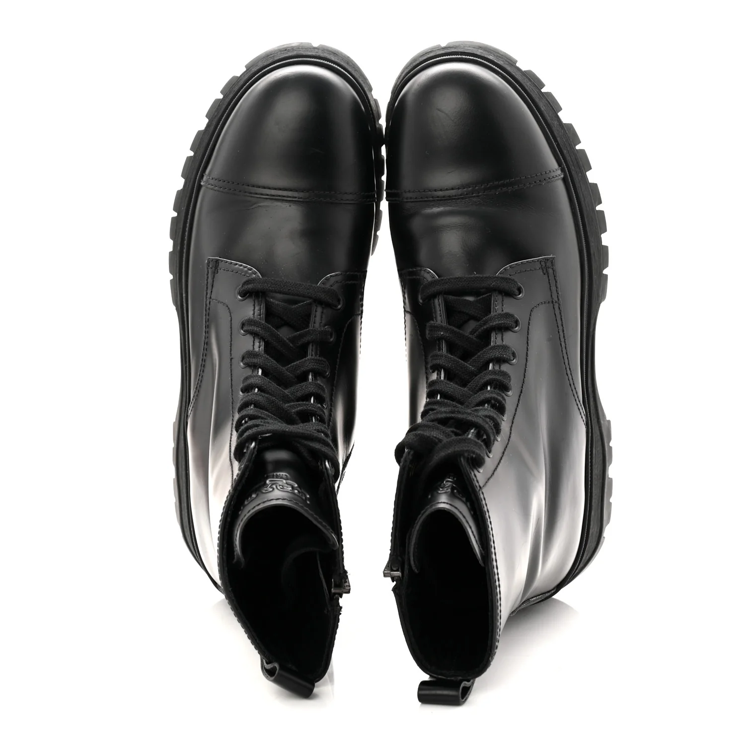 Spazzolato Captoe 30mm Combat Boots 39 Black - Image 2