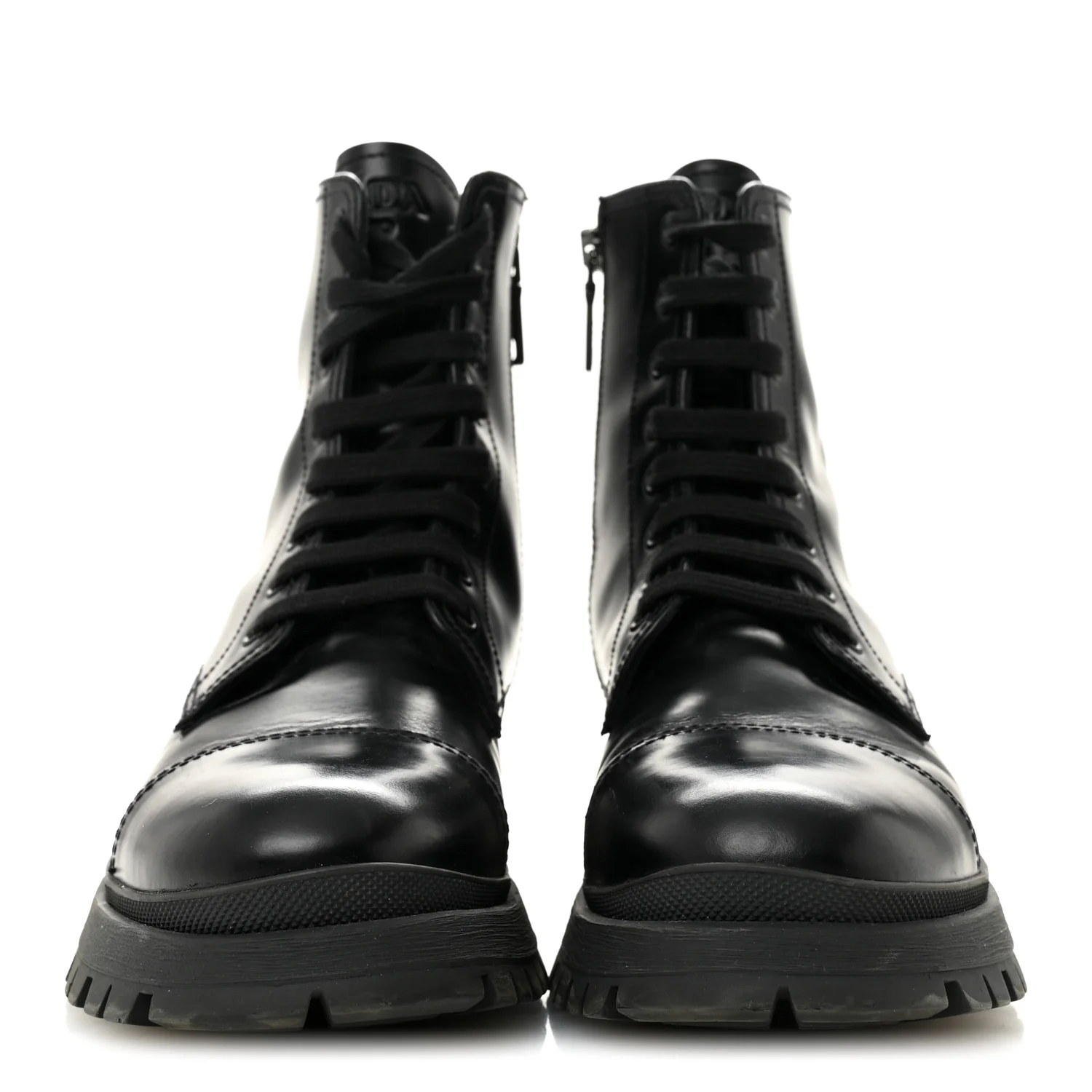 Spazzolato Chocolate 50mm Combat Boots 36.5 Black - Image 2