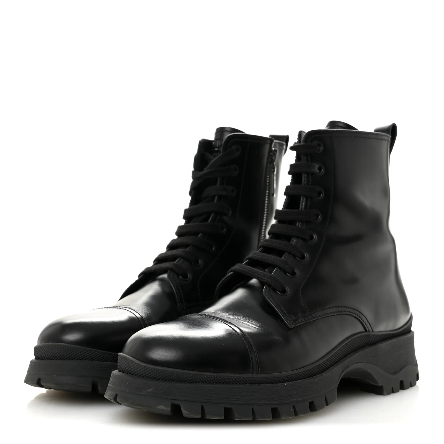 Spazzolato Chocolate 50mm Combat Boots 36.5 Black - Image 4