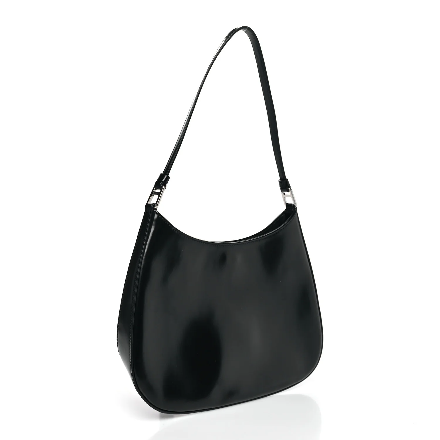 Spazzolato Cleo Shoulder Bag Black - Image 3