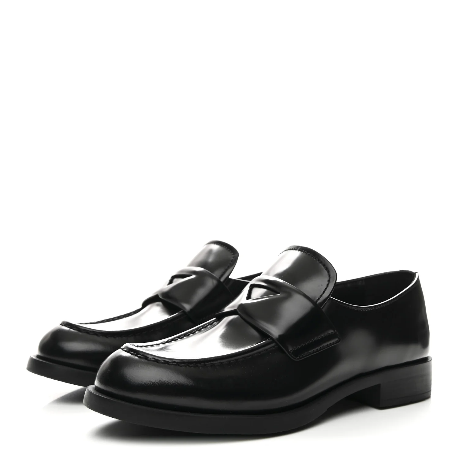 Spazzolato Loafers 37.5 Black - Image 4