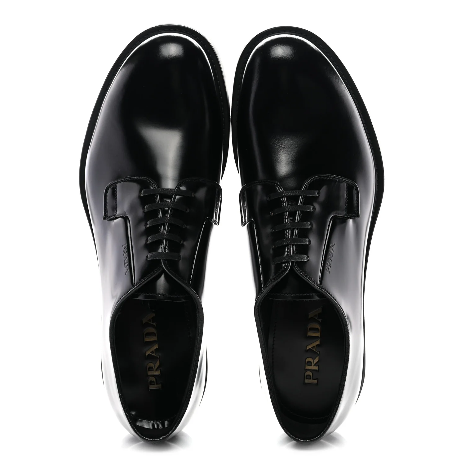 Spazzolato Mens Derby Loafers 9 Black - Image 2