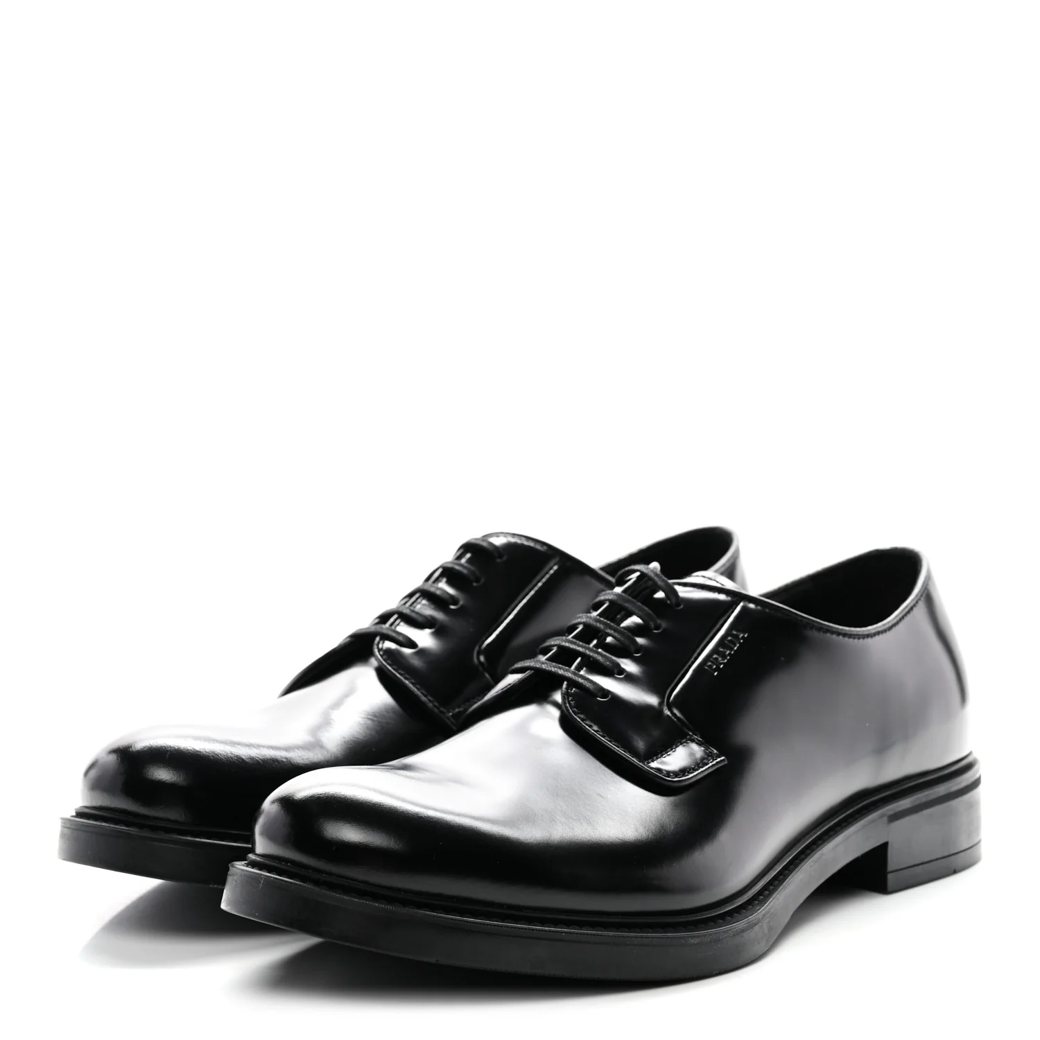Spazzolato Mens Derby Loafers 9 Black - Image 4