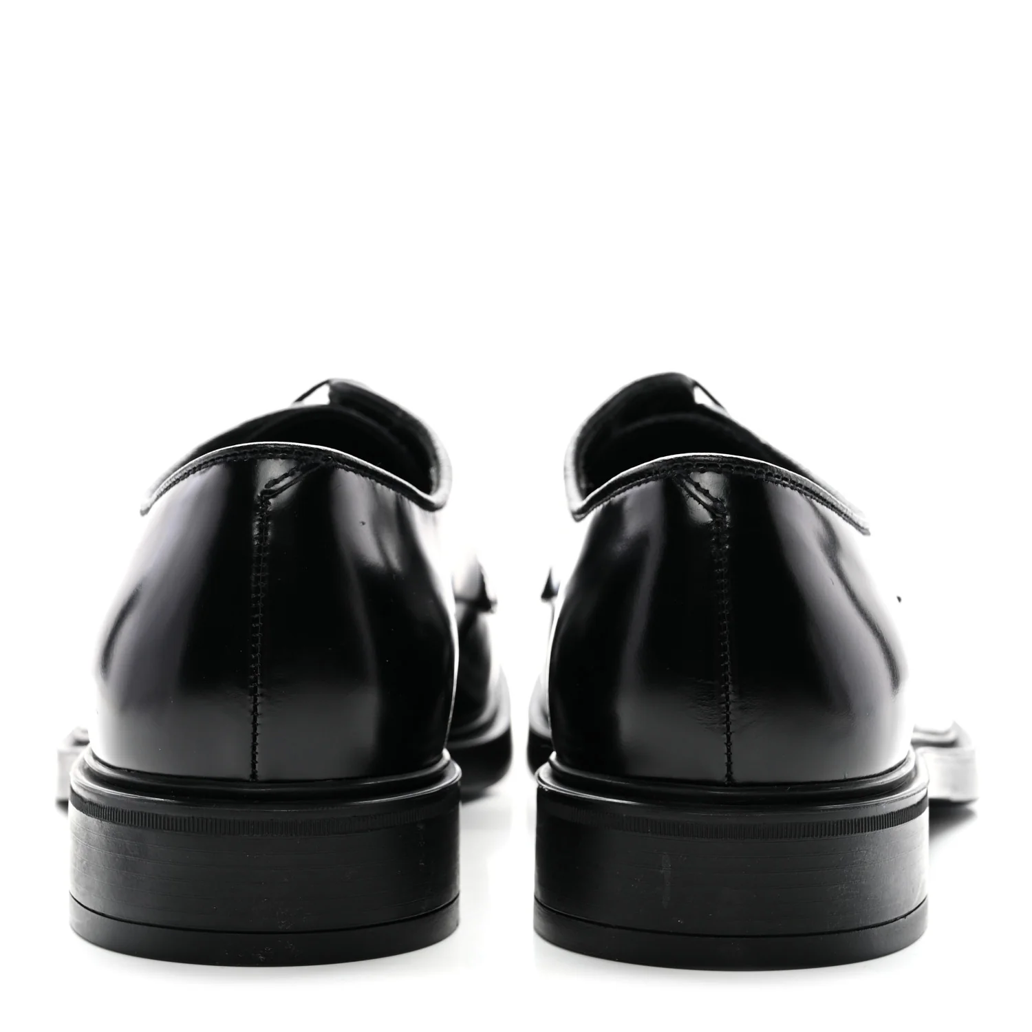 Spazzolato Mens Derby Loafers 9 Black - Image 6