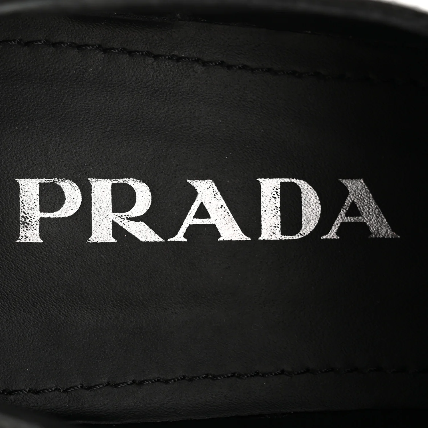 Spazzolato Metal Triangle Logo 50mm Loafers 36.5 Black - Image 23