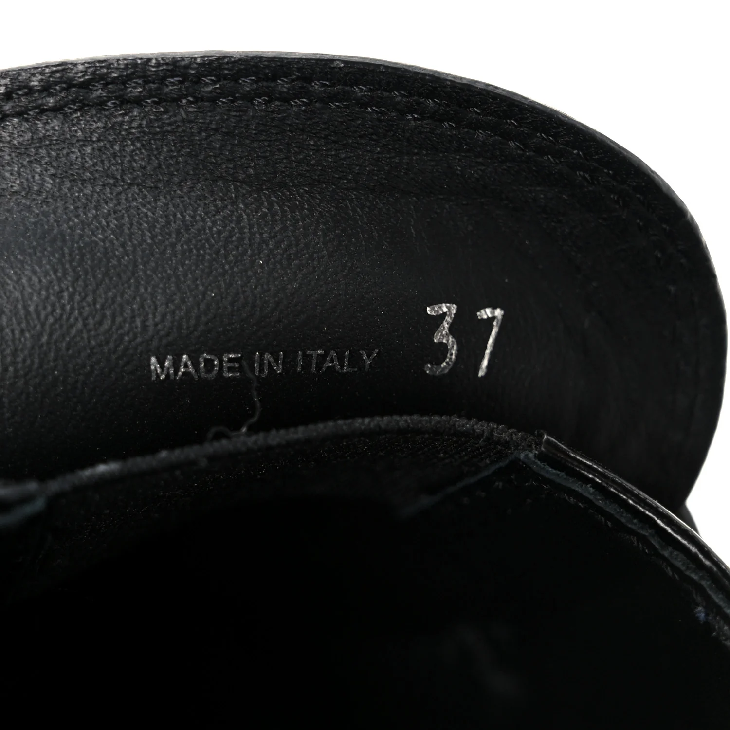 Spazzolato Metal Triangle Logo 50mm Loafers 37 Black - Image 10