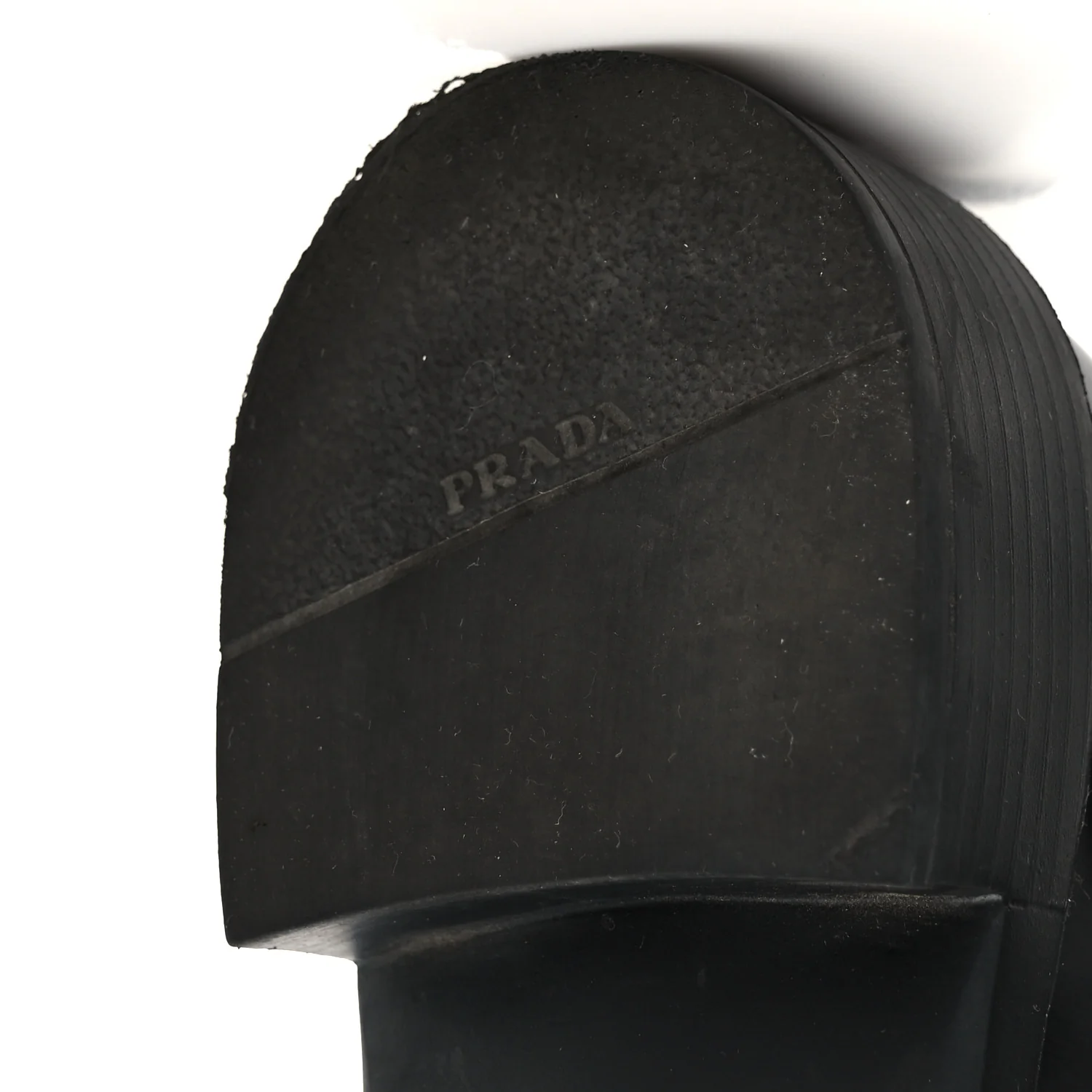 Spazzolato Metal Triangle Logo 50mm Loafers 37 Black - Image 8