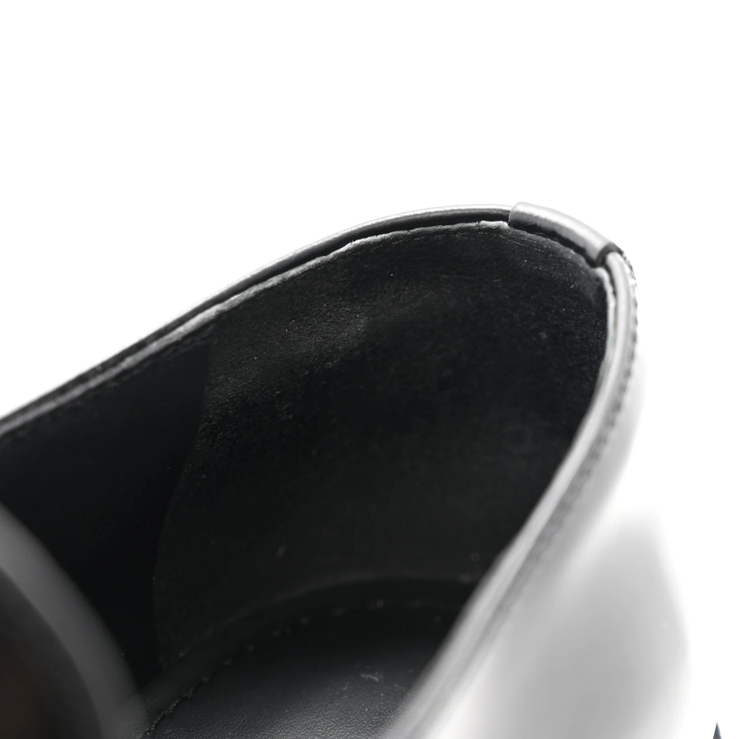 Spazzolato Metal Triangle Logo 50mm Loafers 37.5 Black - Image 11