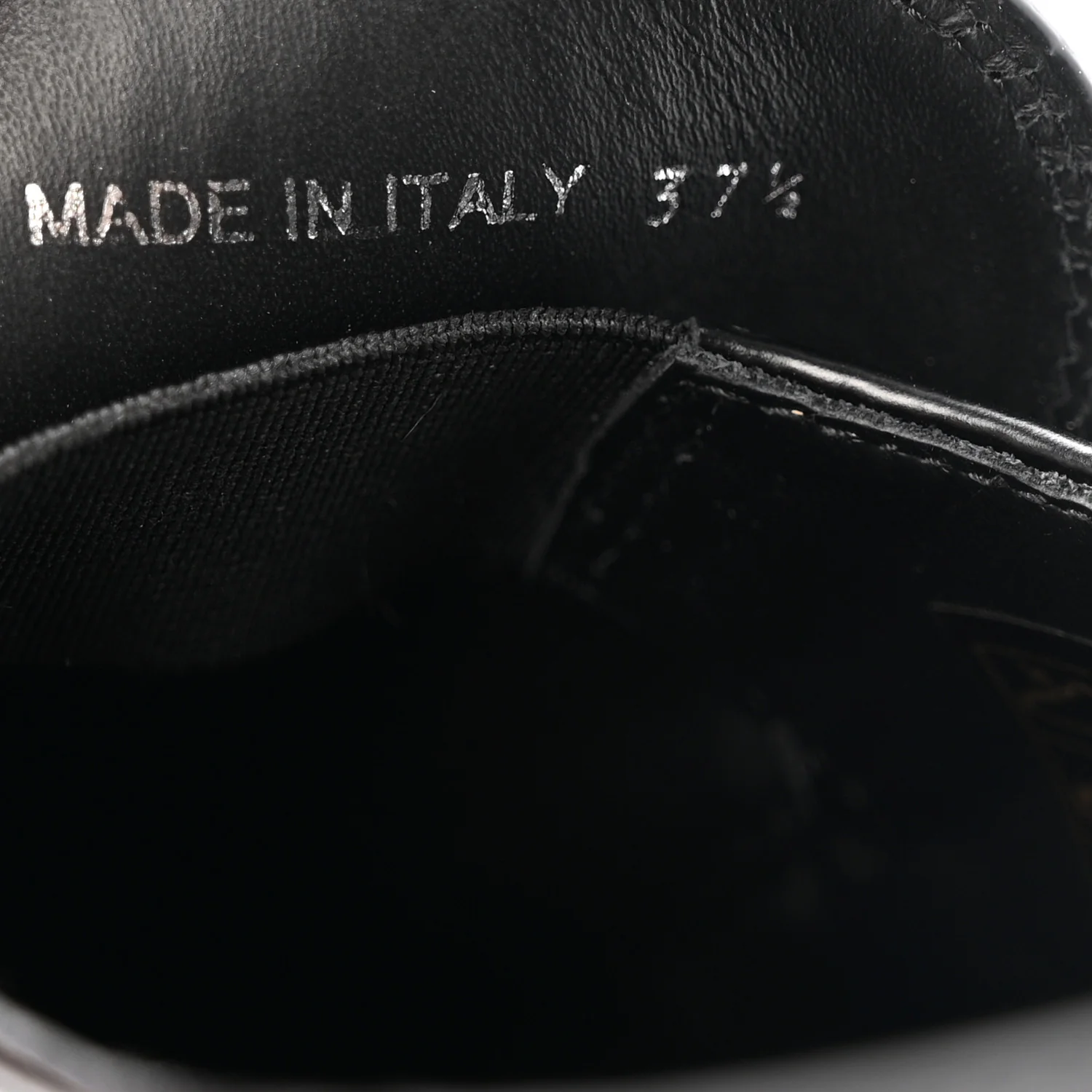 Spazzolato Metal Triangle Logo 50mm Loafers 37.5 Black - Image 9