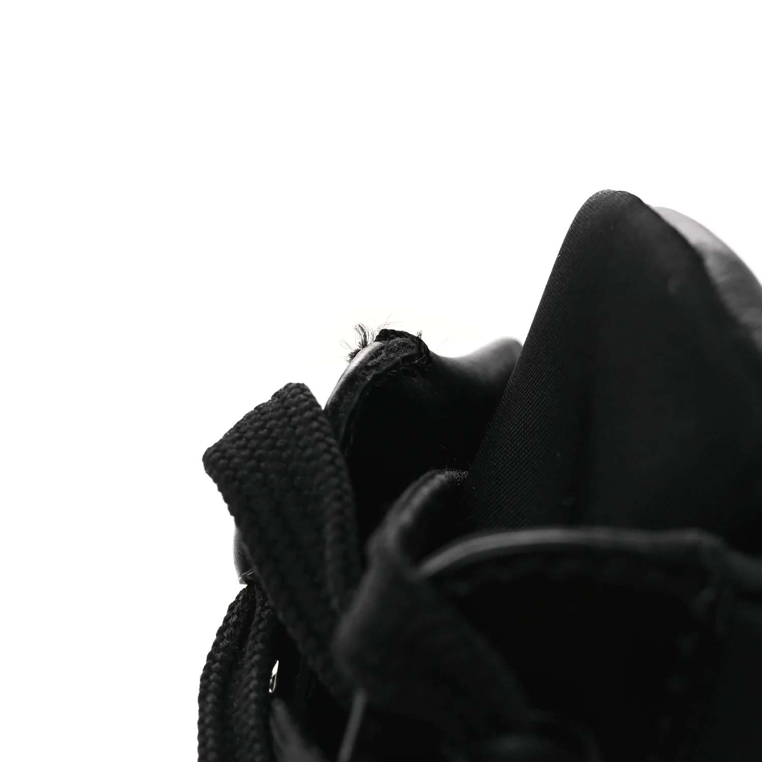 Spazzolato Re-Nylon Metal Triangle Logo 110mm Ankle Boots 36.5 Black - Image 11