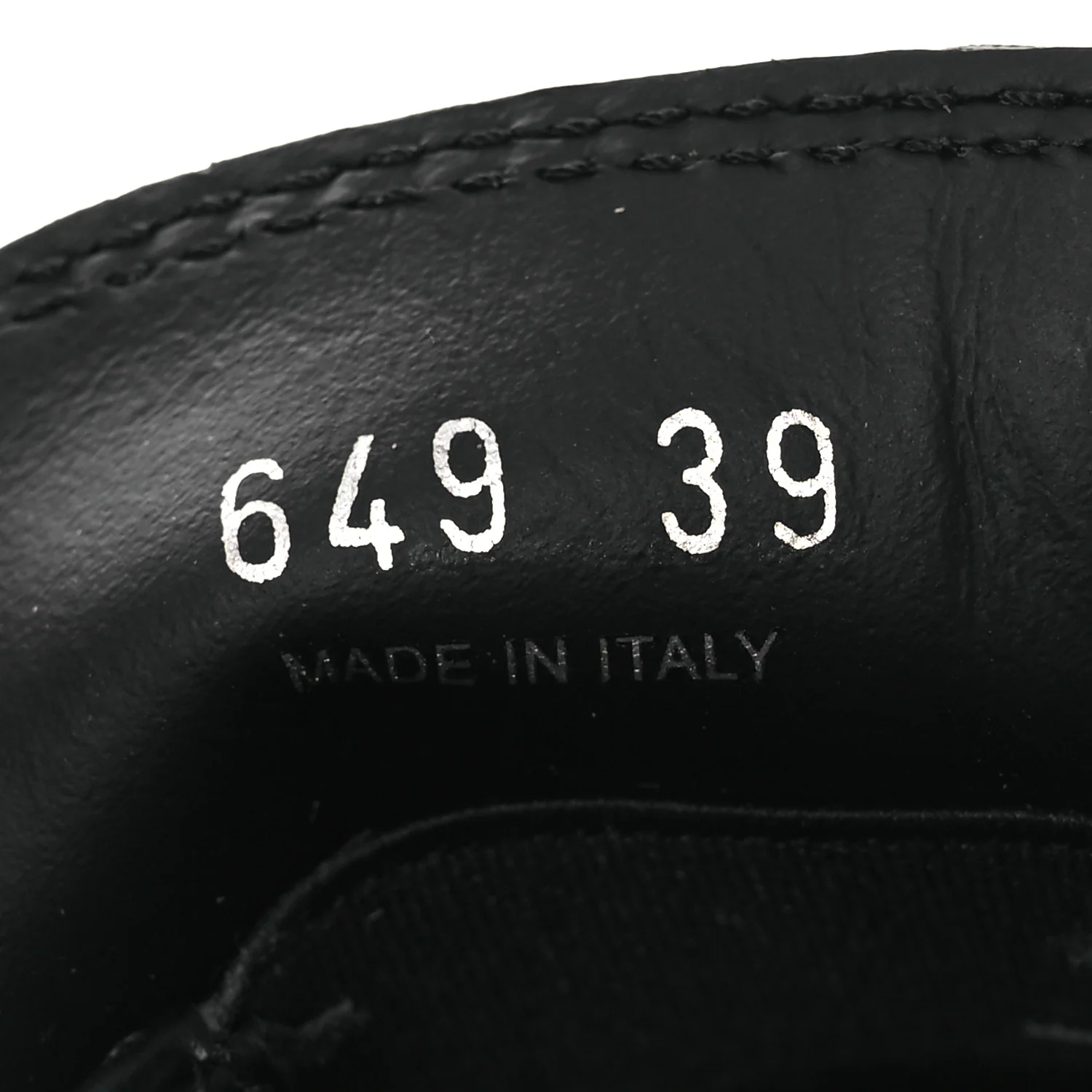 Spazzolato Rois Metal Triangle Logo Monolith 55mm Loafers 39 Black - Image 9