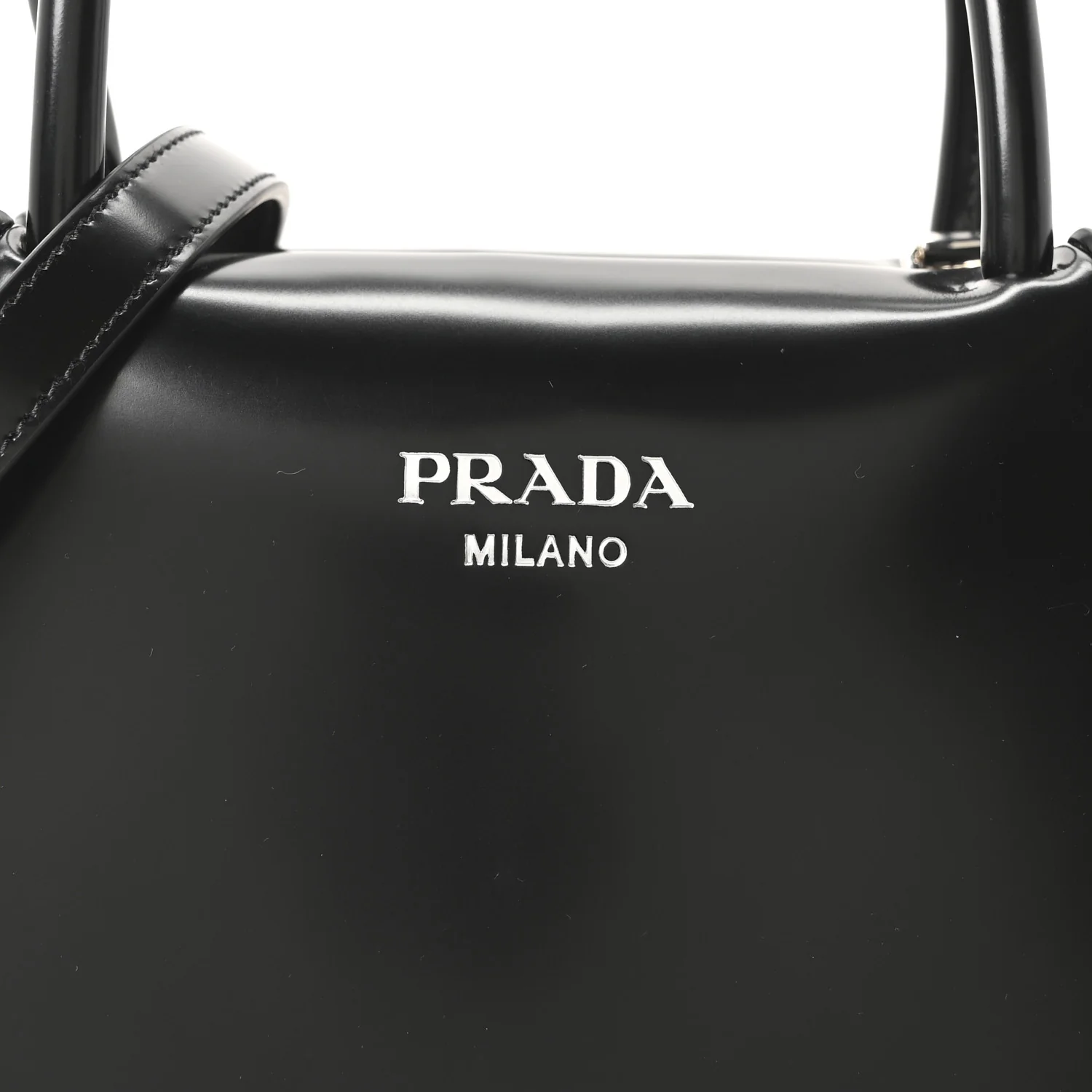 Spazzolato Small Supernova Handbag Black - Image 8