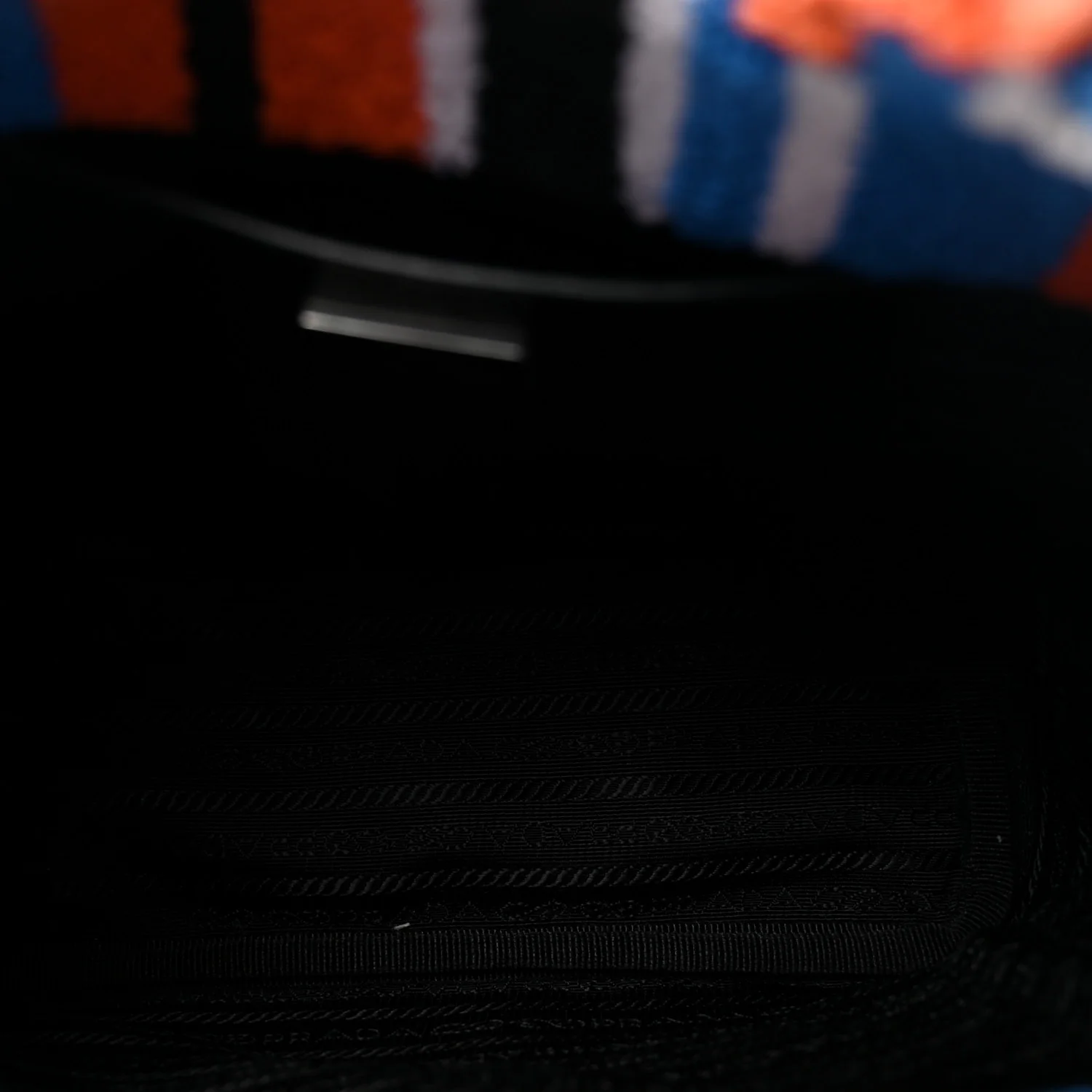 Terry Cloth Small Stripe Tote Arancio - Image 5