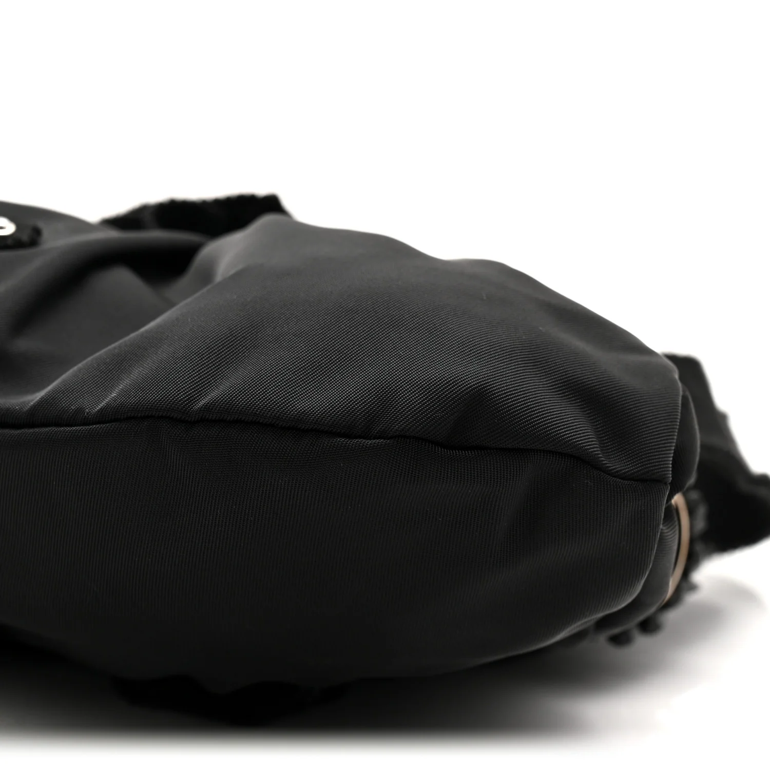 Tessuto Nylon Bead Evening Bag Black - Image 10