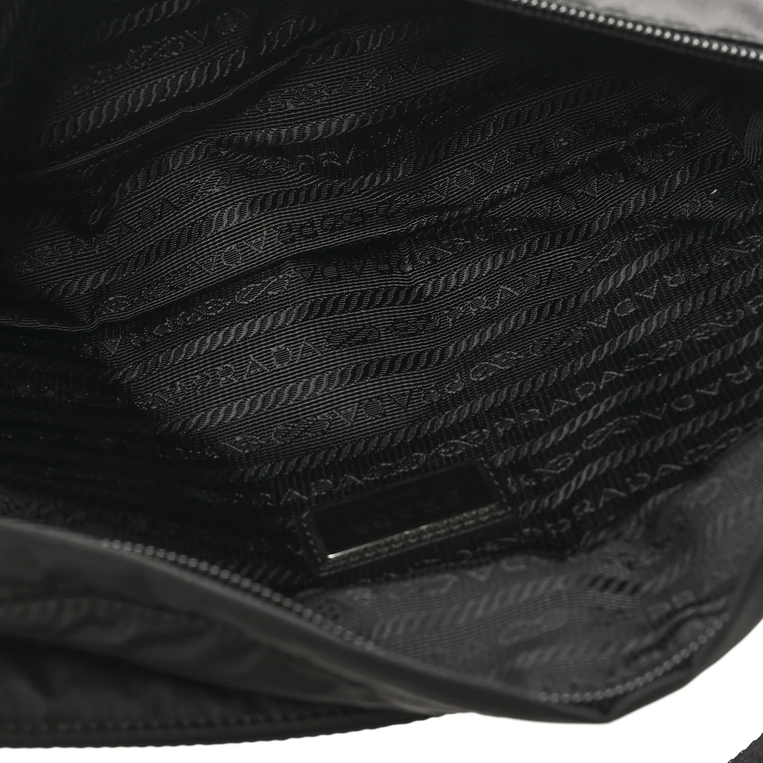 Tessuto Nylon Belt Bag Black - Image 5