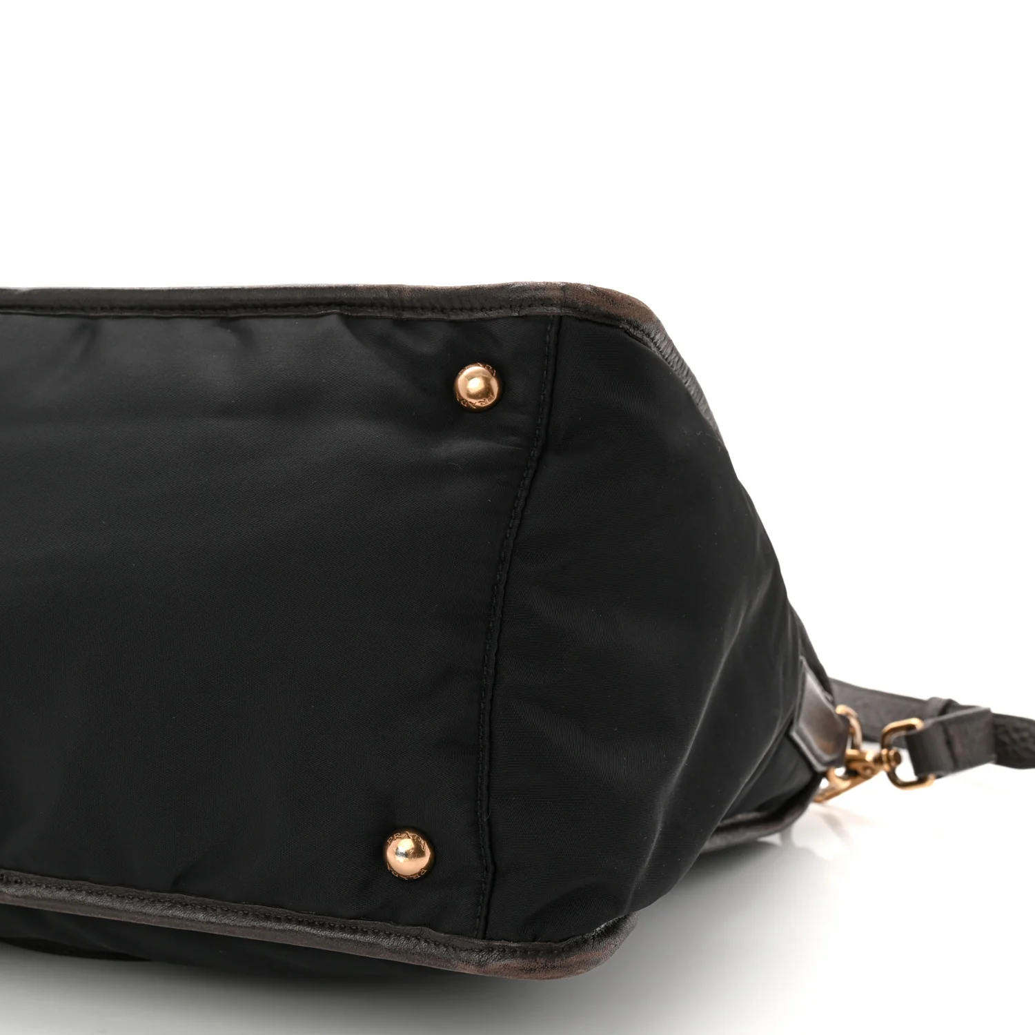 Tessuto Nylon Double Zip Logo Tote Black - Image 10