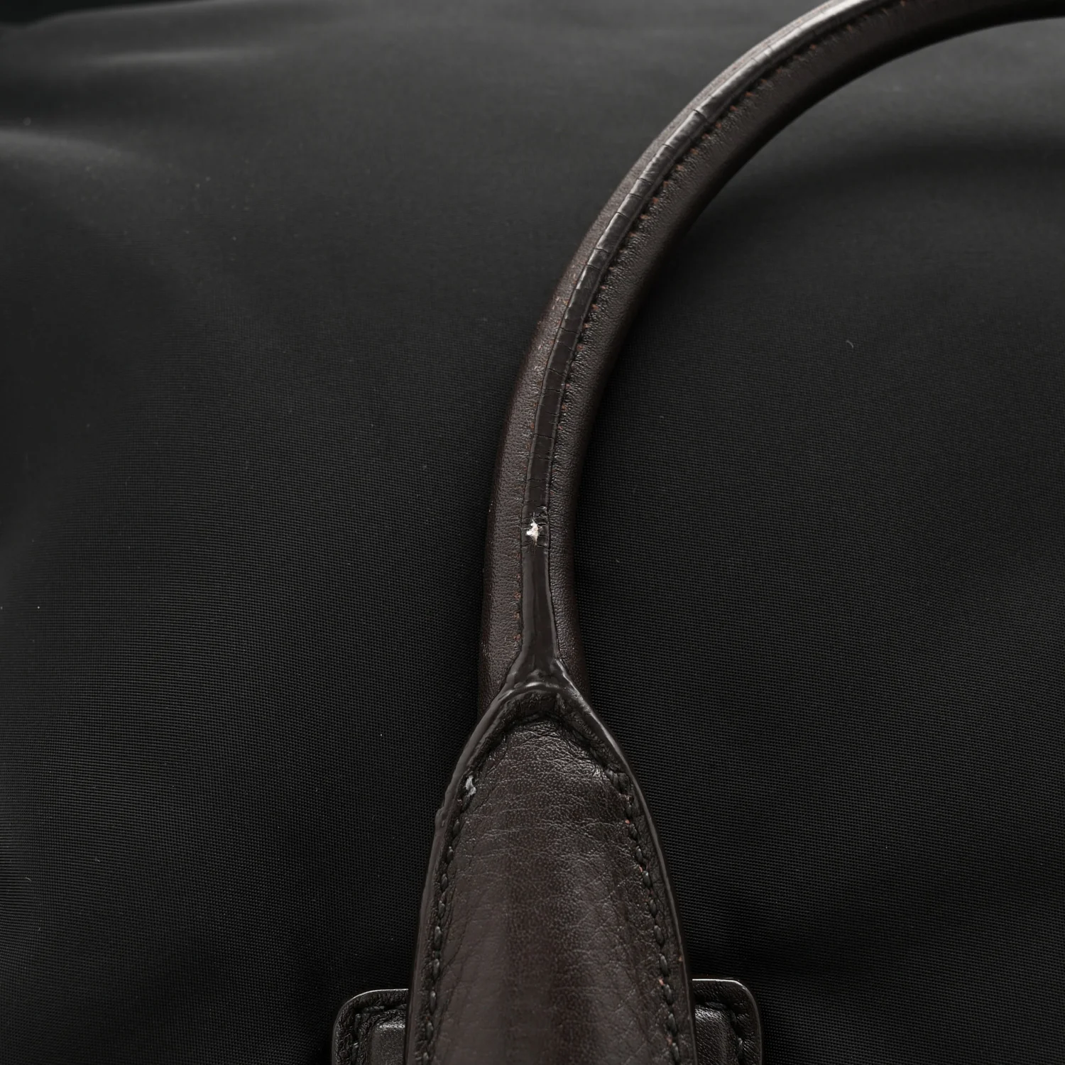 Tessuto Nylon Double Zip Logo Tote Black - Image 11
