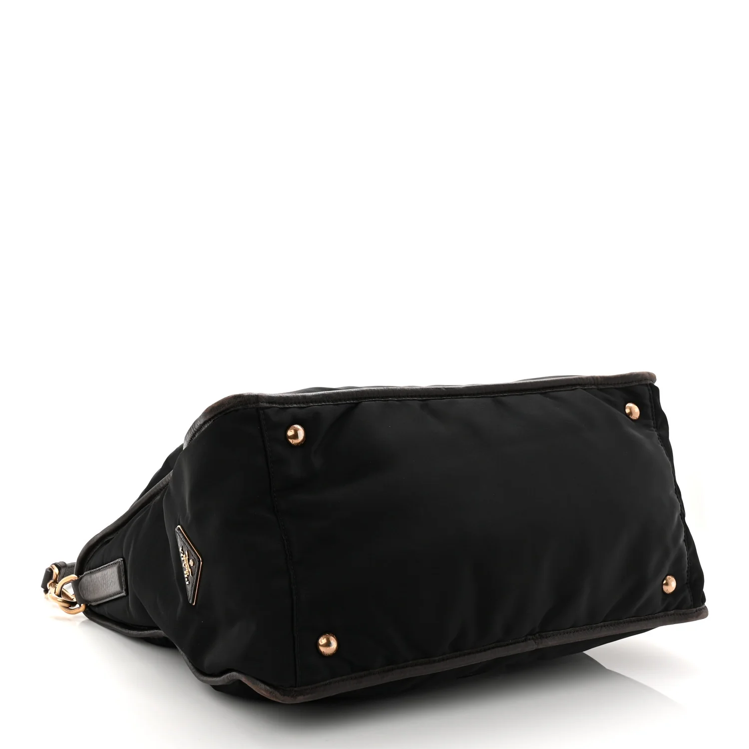 Tessuto Nylon Double Zip Logo Tote Black - Image 4