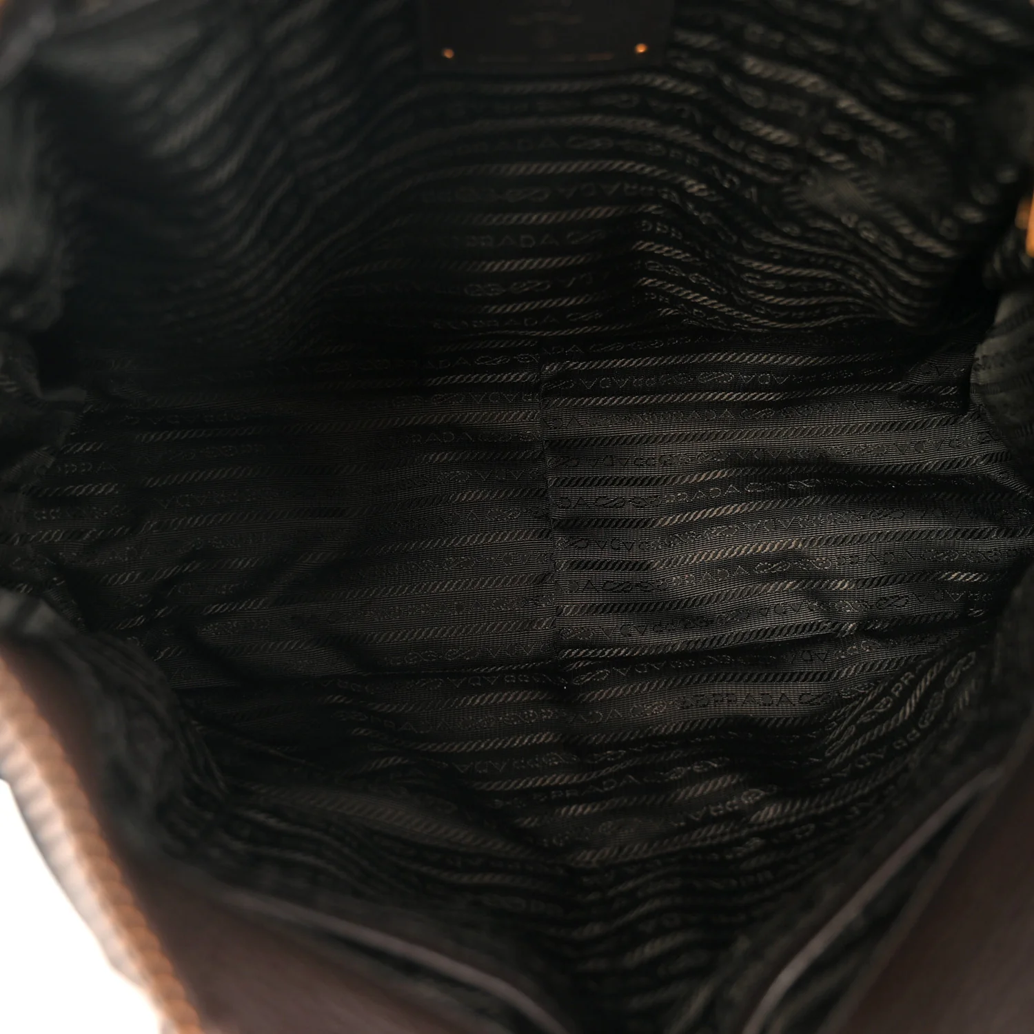 Tessuto Nylon Double Zip Logo Tote Black - Image 5