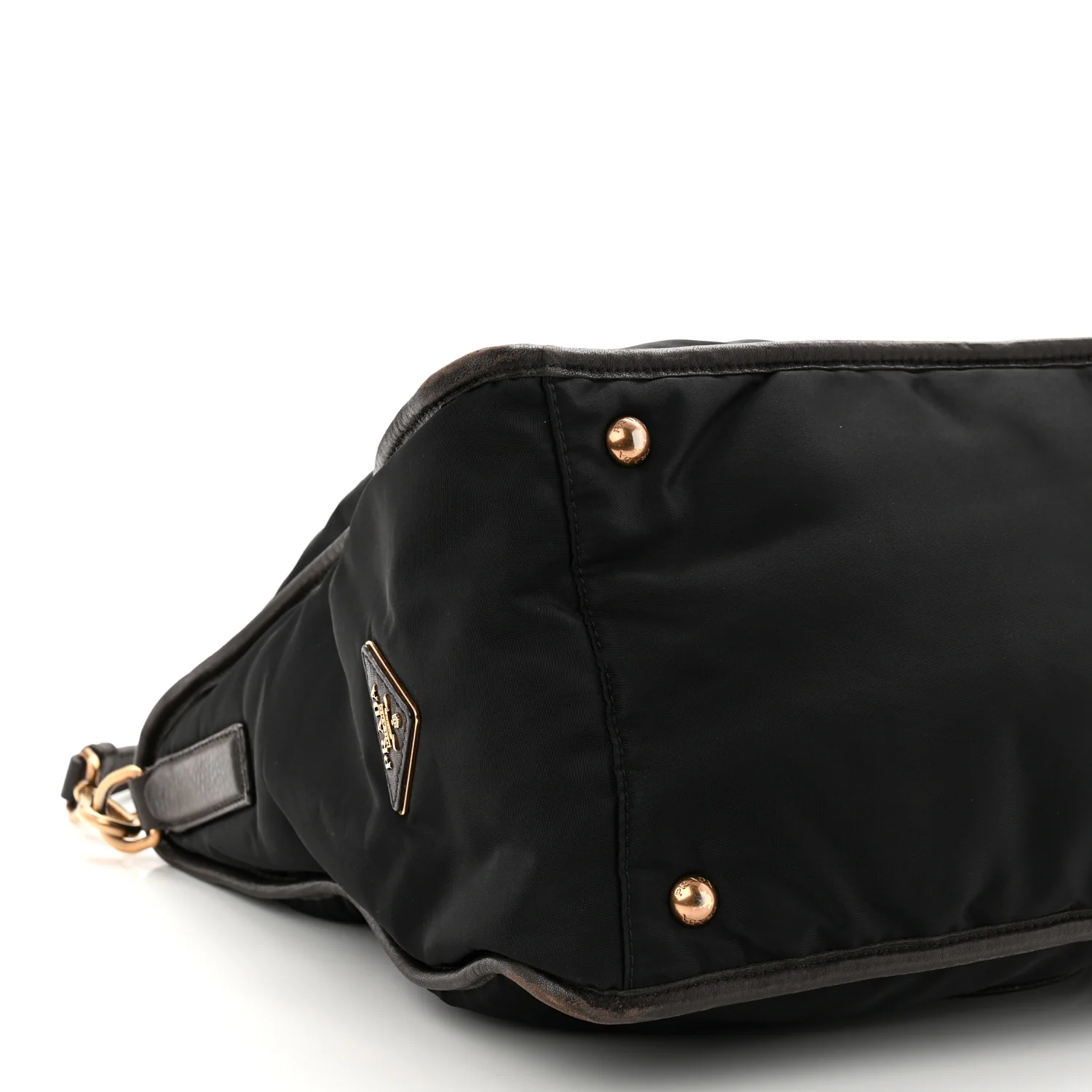 Tessuto Nylon Double Zip Logo Tote Black - Image 9