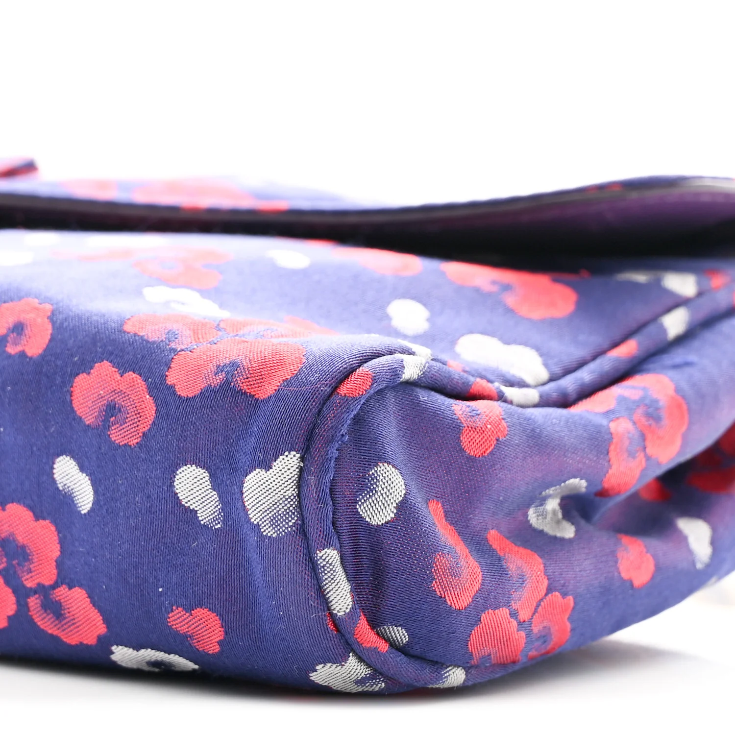 Tessuto Nylon Lurex Embroidered Flap Viola - Image 10
