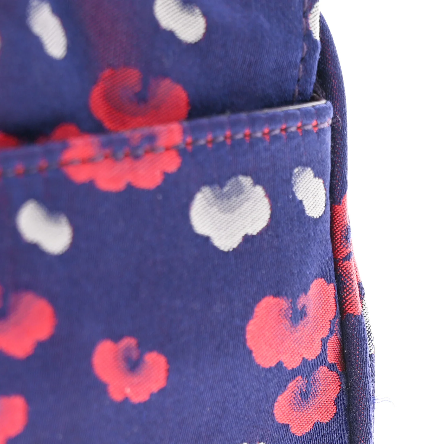 Tessuto Nylon Lurex Embroidered Flap Viola - Image 12