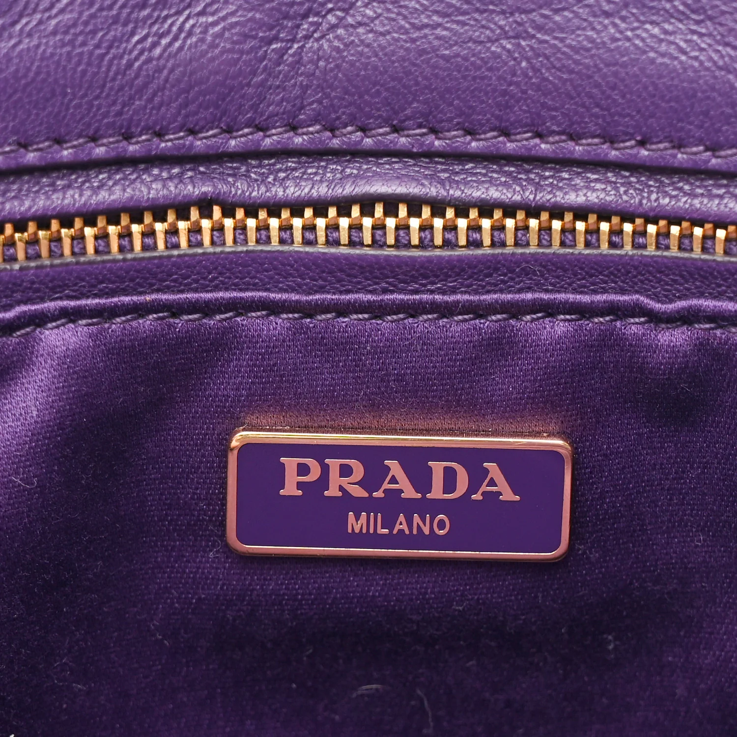Tessuto Nylon Lurex Embroidered Flap Viola - Image 6