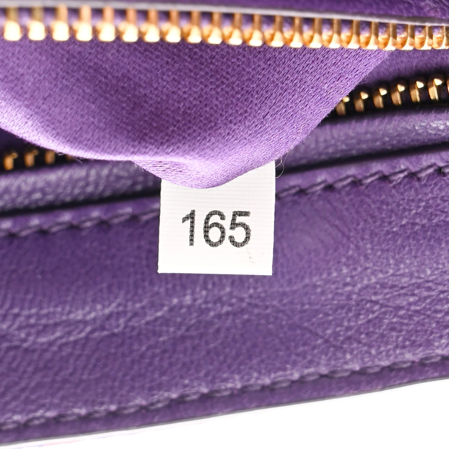 Tessuto Nylon Lurex Embroidered Flap Viola - Image 7