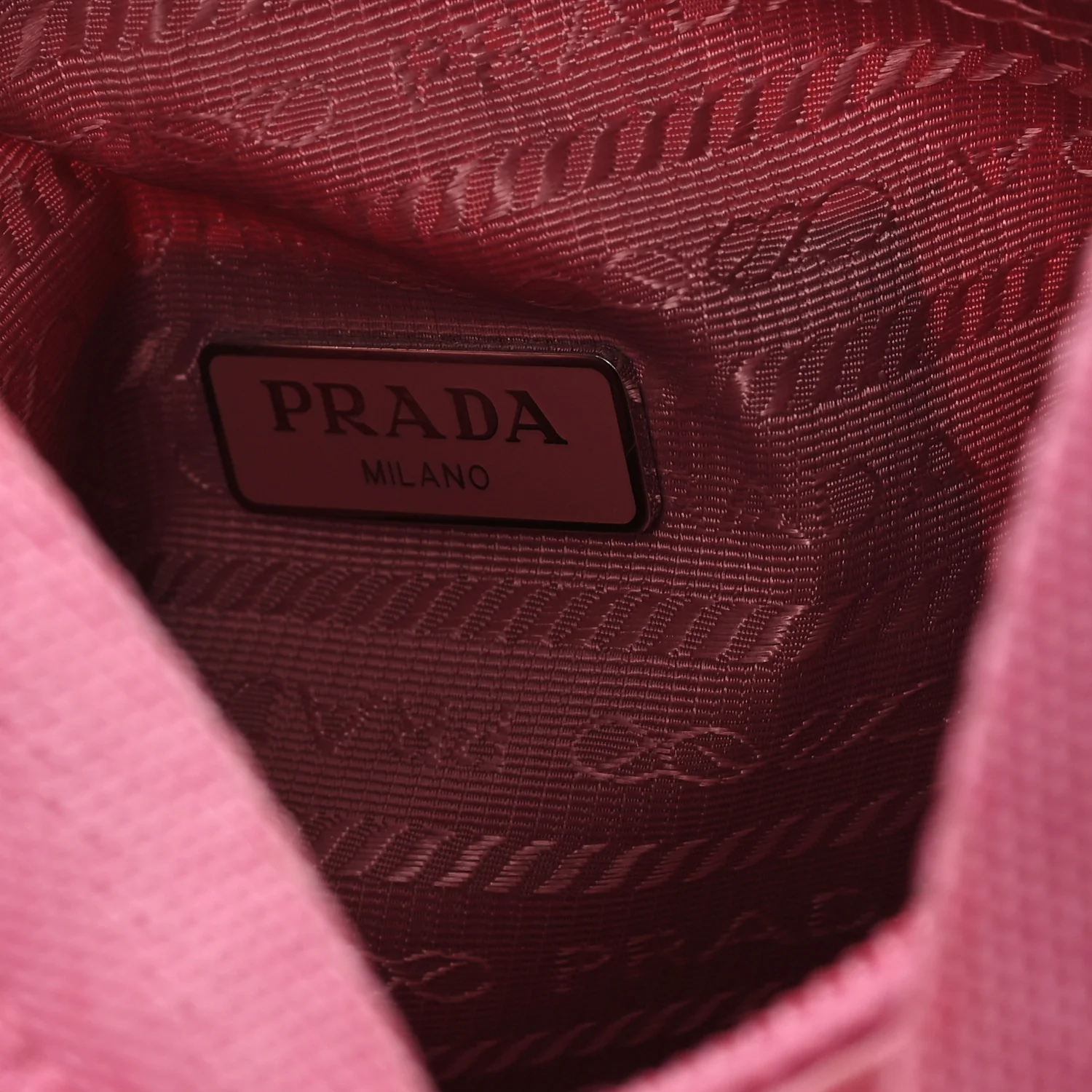 Tessuto Nylon Mini Re-Edition 2000 Bag Begonia - Image 6