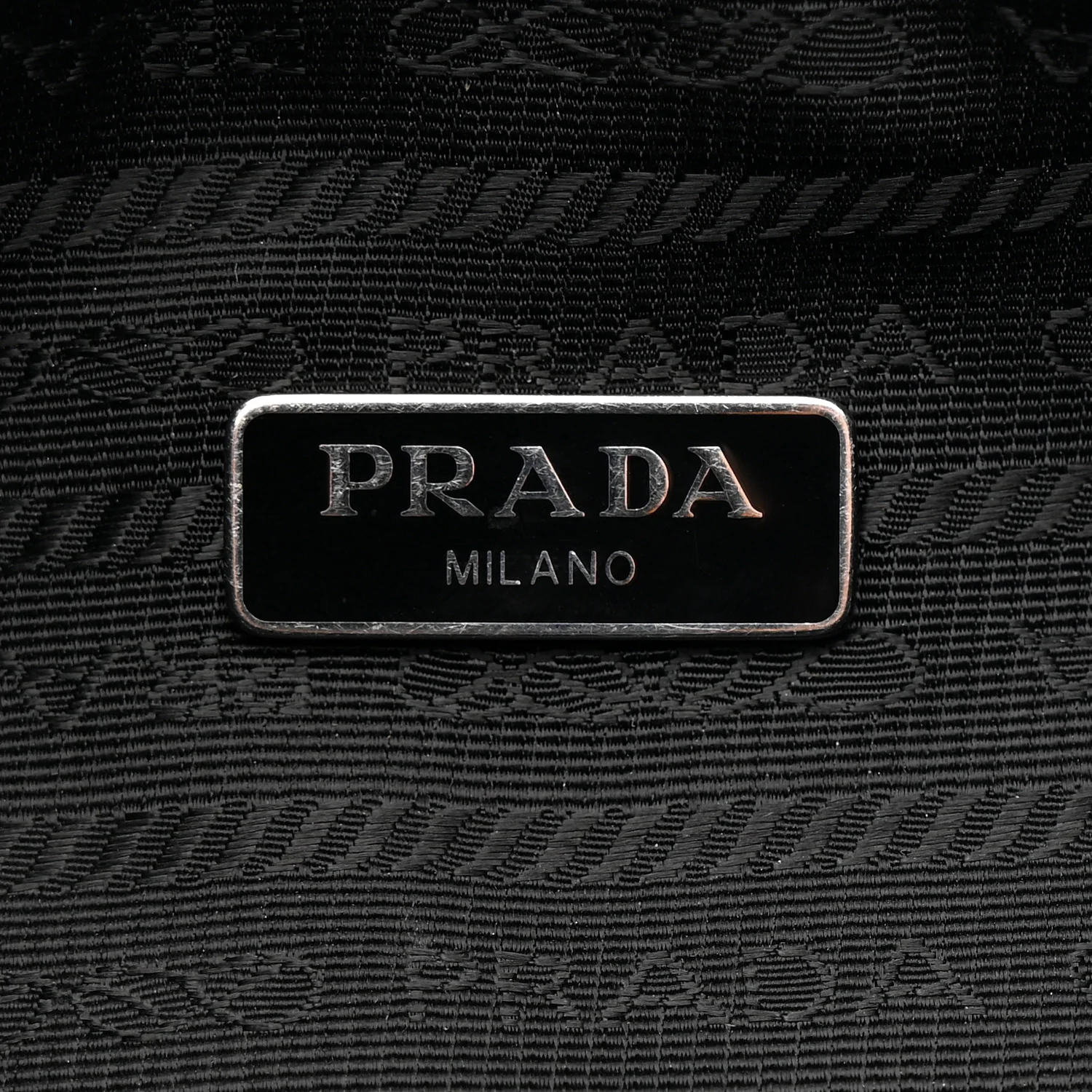 Tessuto Nylon Mini Re-Edition 2000 Bag Black - Image 6