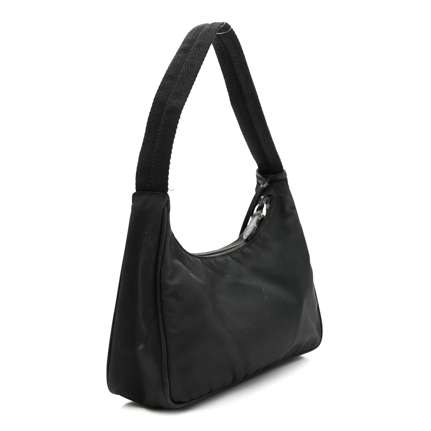 Tessuto Nylon Mini Re-Edition 2000 Bag Black - Image 3