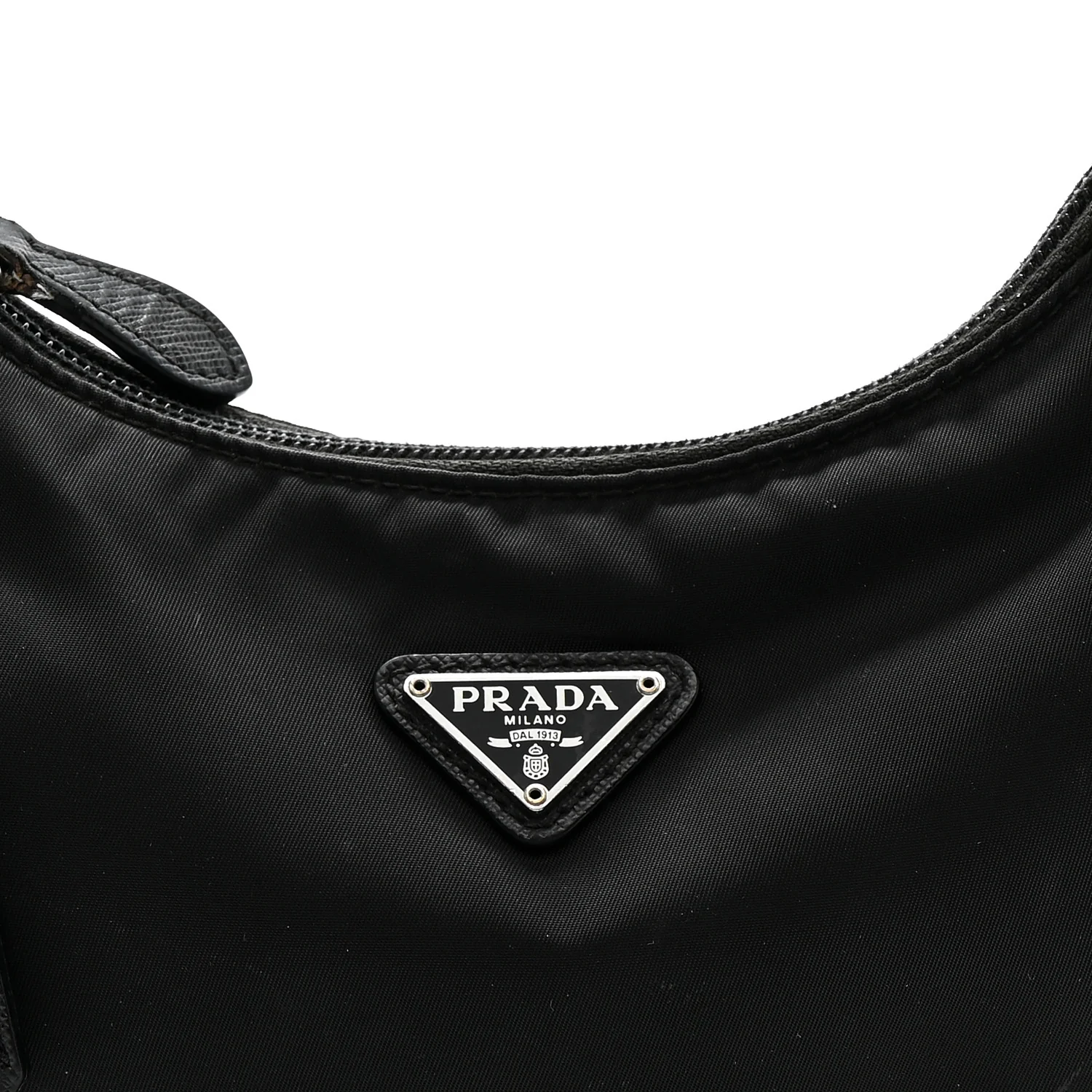 Tessuto Nylon Mini Re-Edition 2000 Bag Black - Image 9