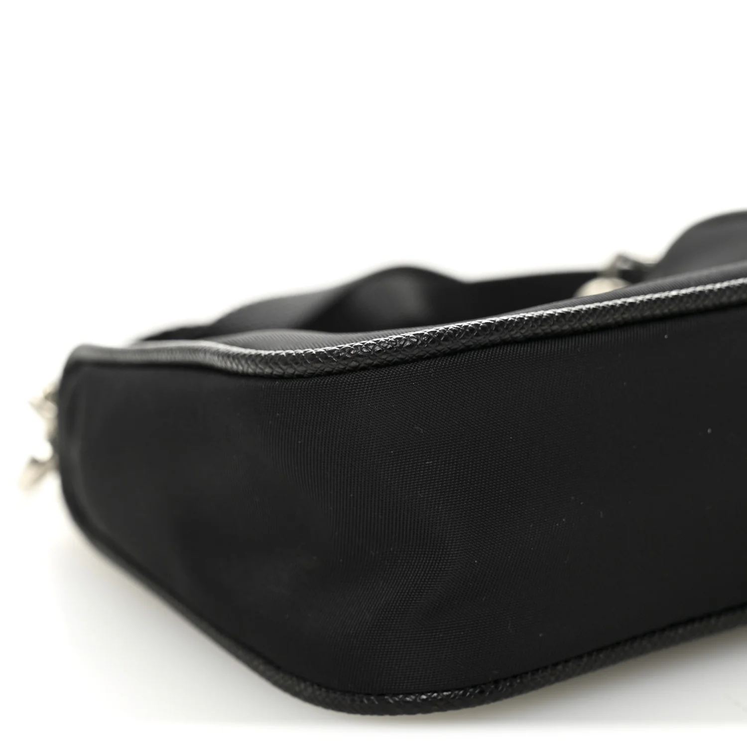 Tessuto Nylon Mini Re-Edition 2000 Shoulder Bag Black - Image 8