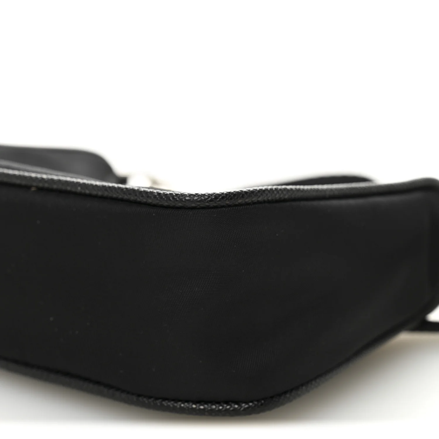 Tessuto Nylon Mini Re-Edition 2000 Shoulder Bag Black - Image 9