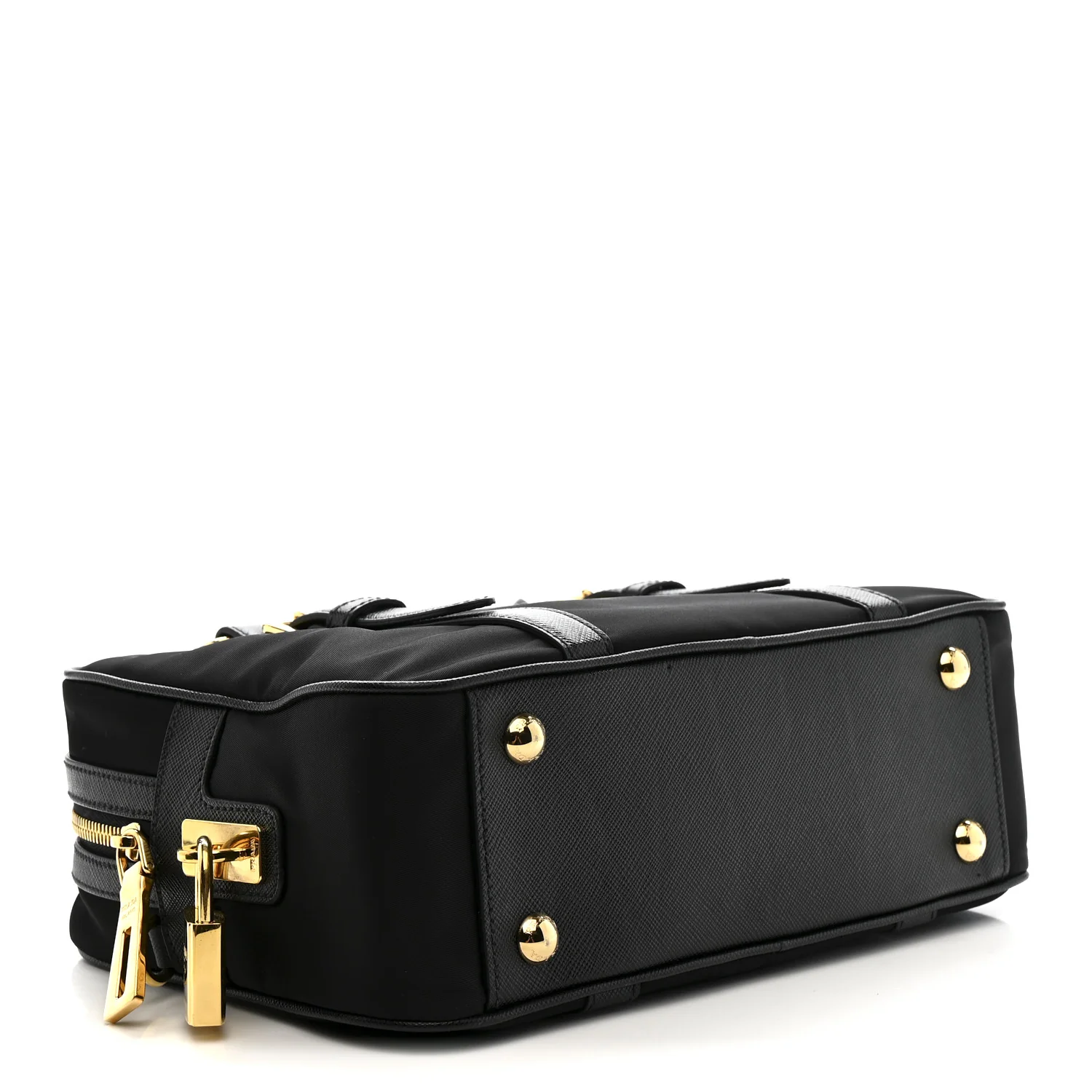 Tessuto Nylon Saffiano Bauletto Black - Image 4