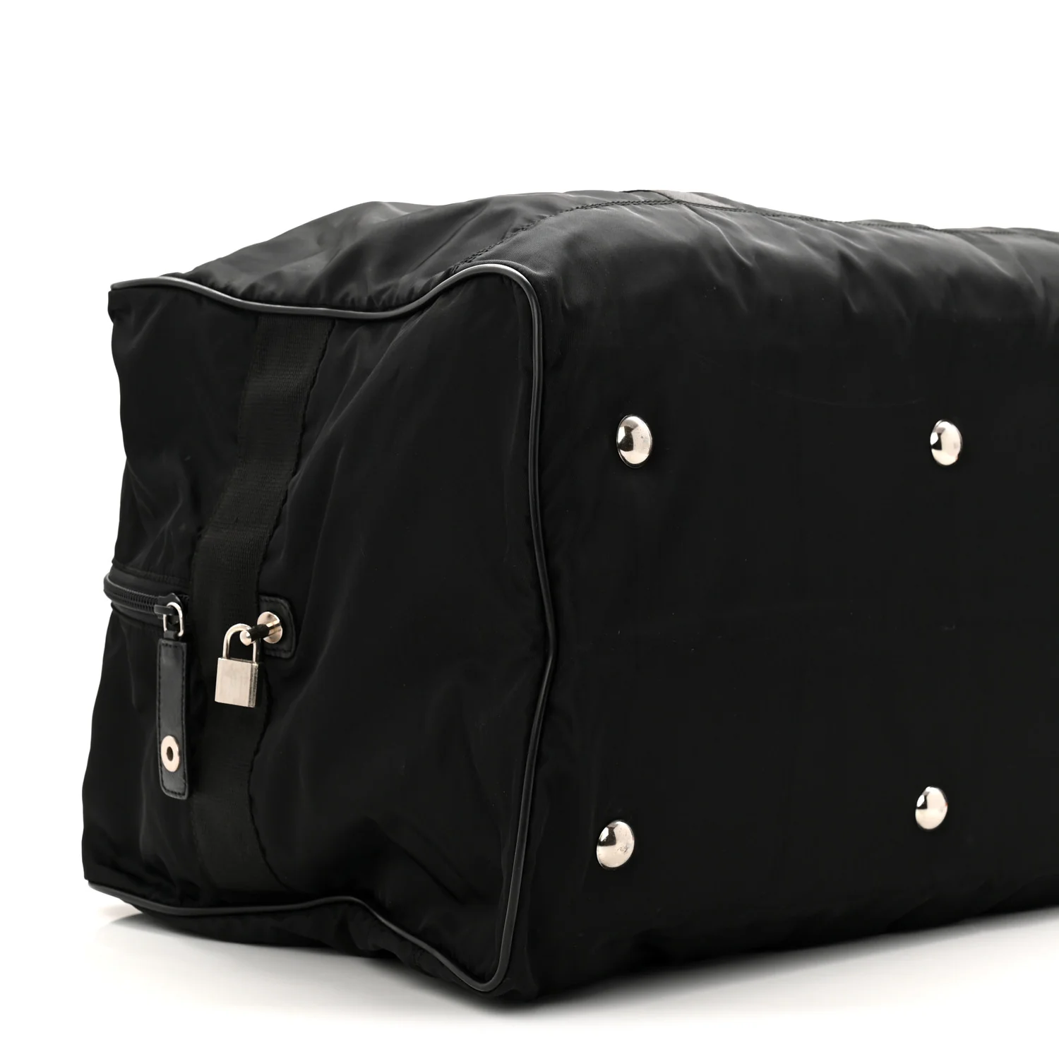 Tessuto Nylon Saffiano Carry On Travel Bag Black - Image 8