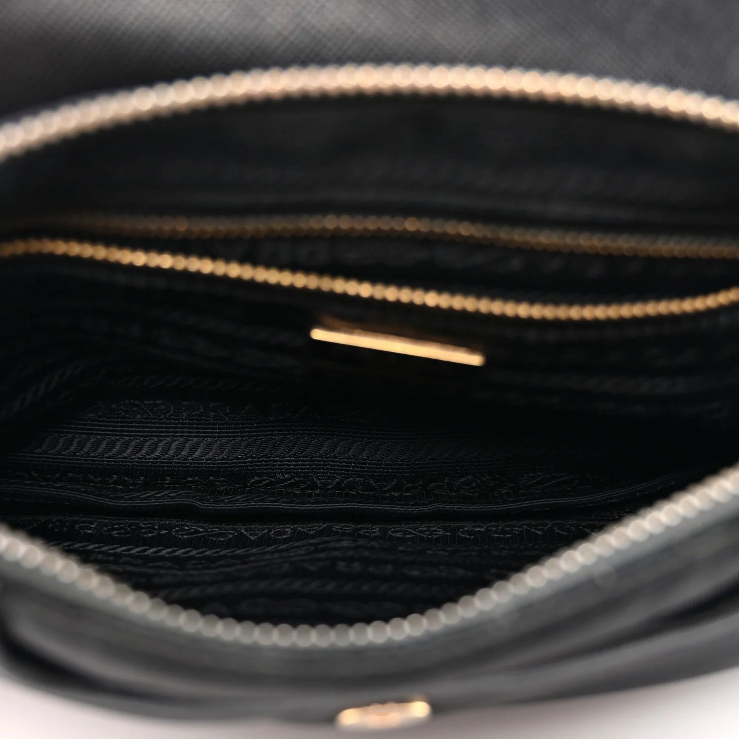 Tessuto Nylon Saffiano Crossbody Bag Black - Image 5