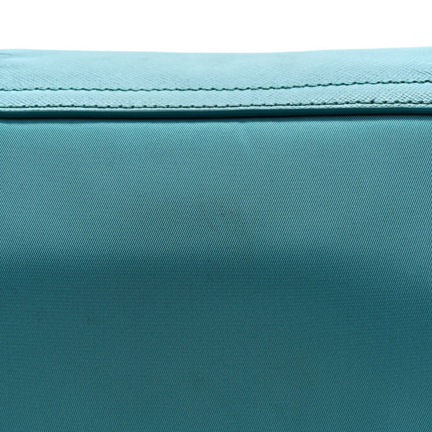 Tessuto Nylon Saffiano Crossbody Bag Turchese - Image 13