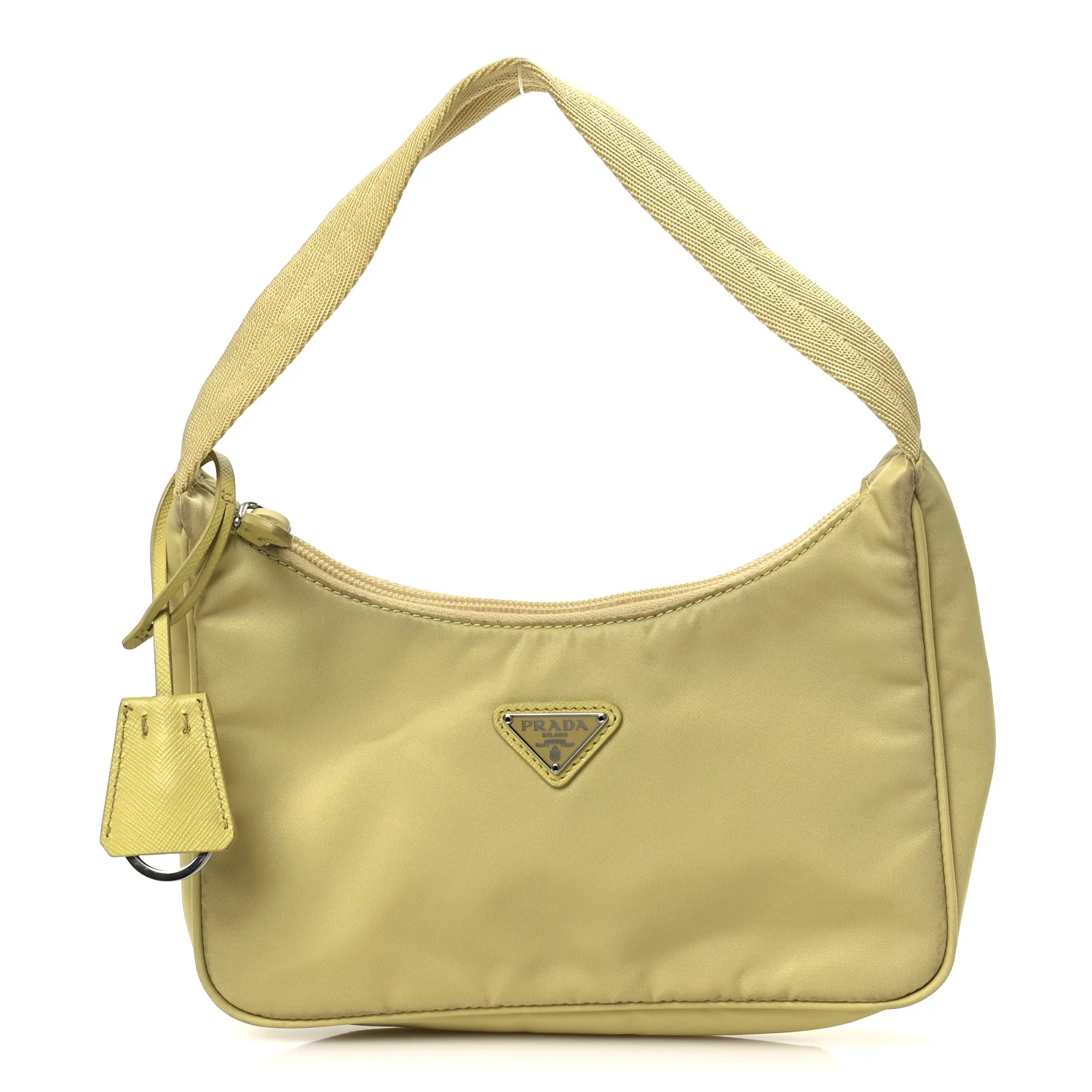Tessuto Nylon Saffiano Mini Re-Edition 2000 Bag Ananas