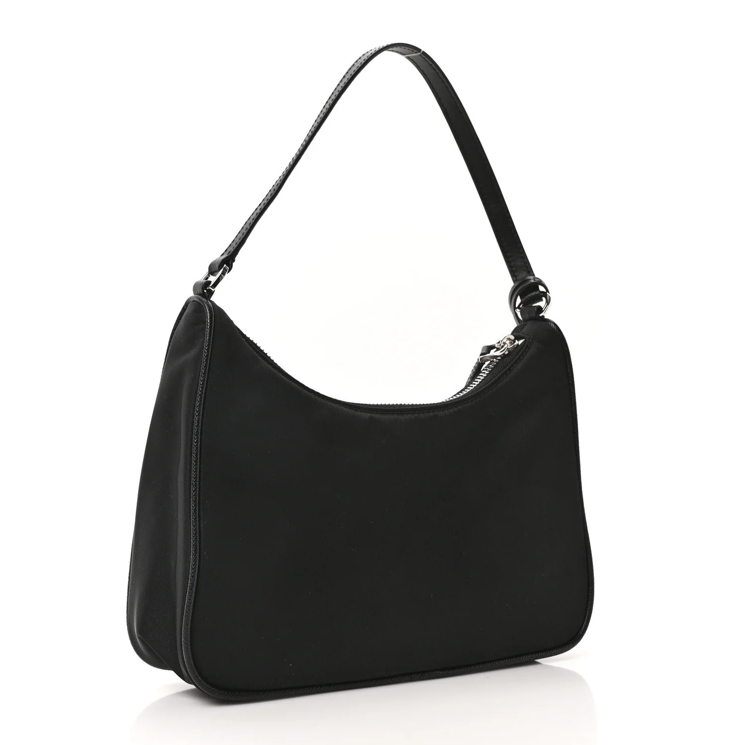 Tessuto Nylon Saffiano Mini Re-Edition 2005 Bag Black - Image 3