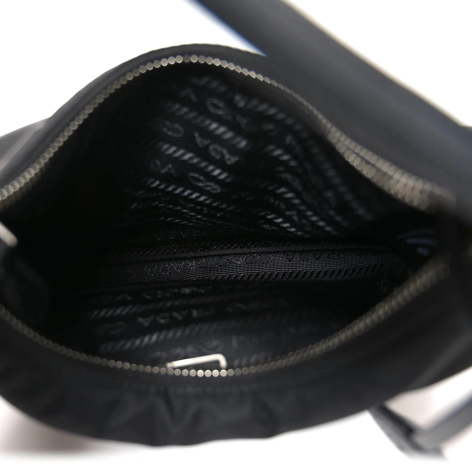Tessuto Nylon Saffiano Mini Re-Edition 2005 Bag Black - Image 5