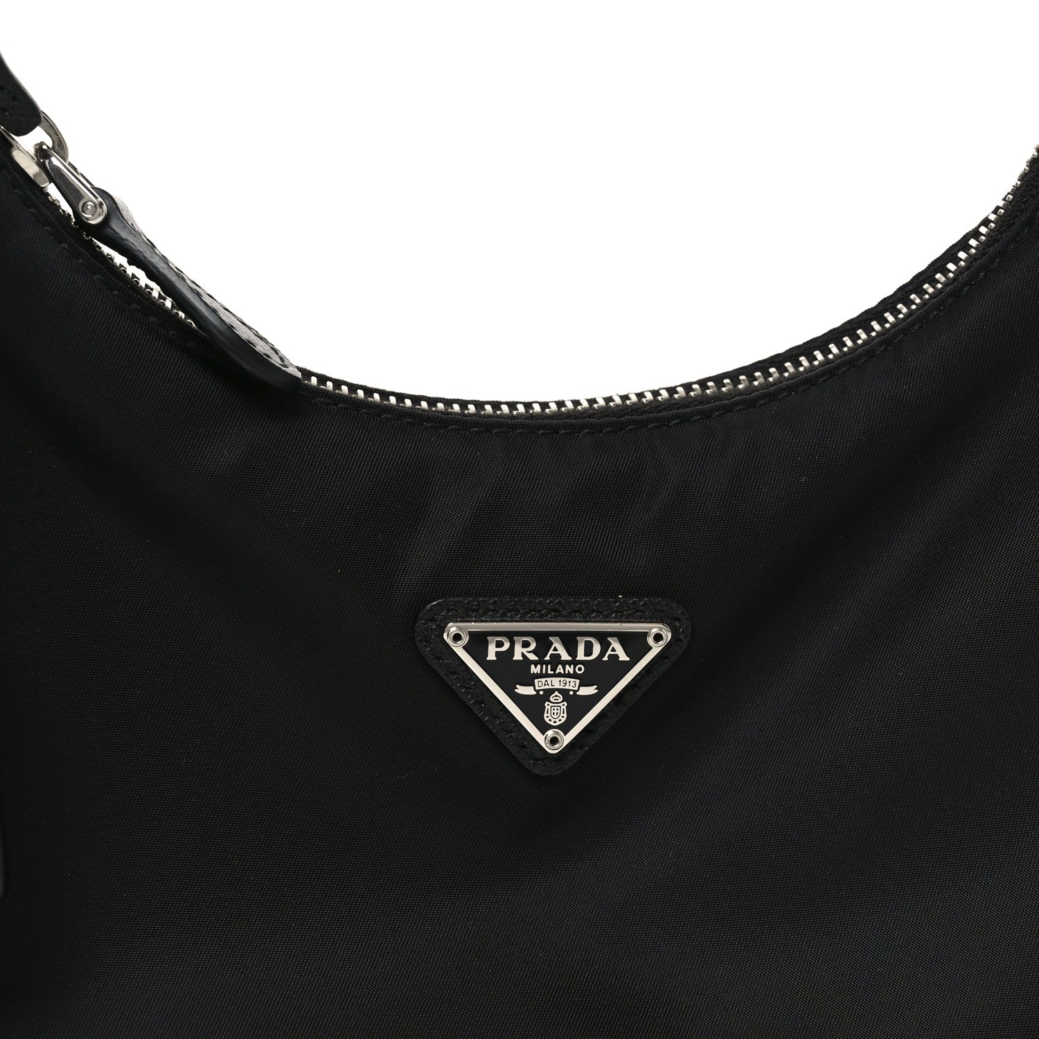 Tessuto Nylon Saffiano Mini Re-Edition 2005 Bag Black - Image 7