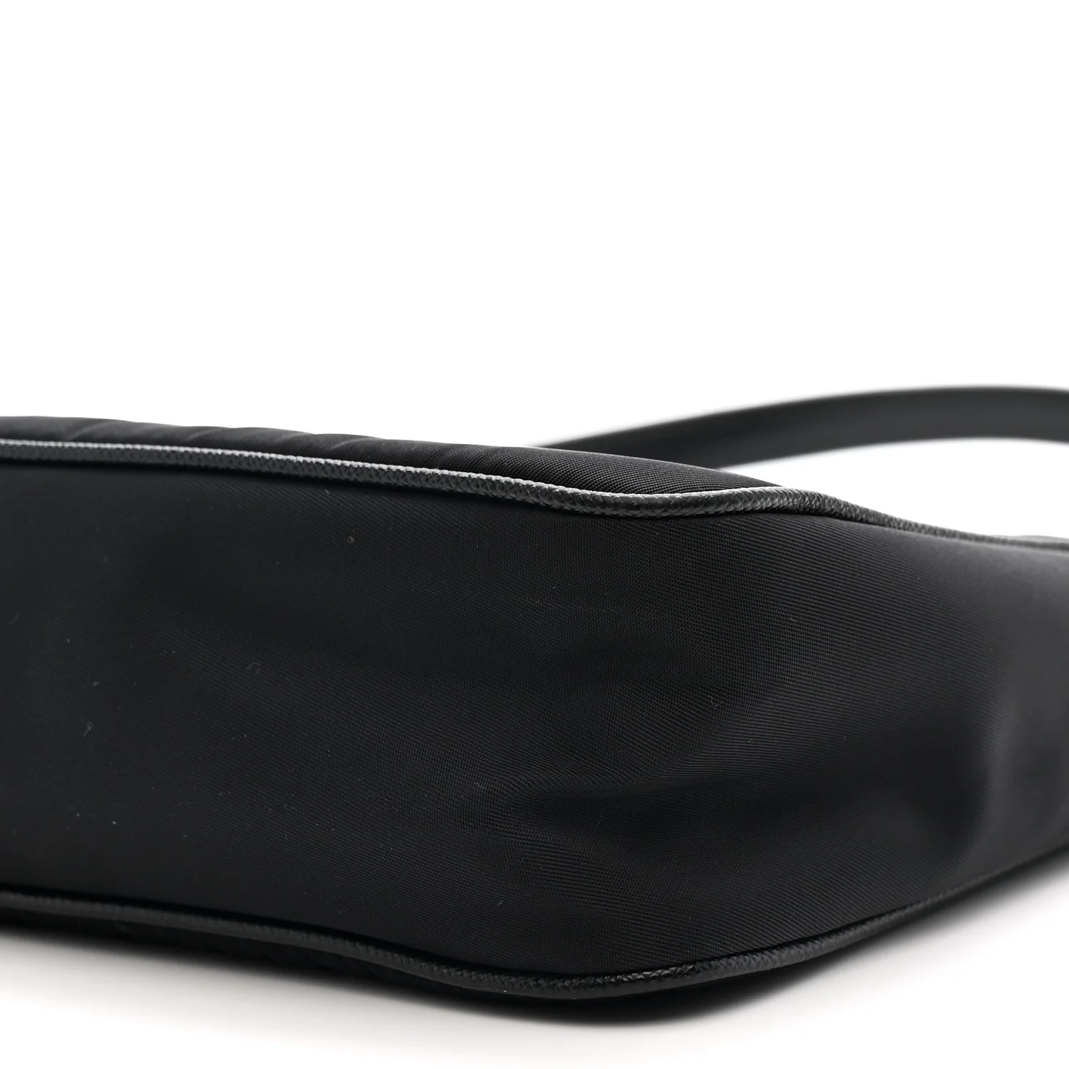 Tessuto Nylon Saffiano Mini Re-Edition 2005 Bag Black - Image 11