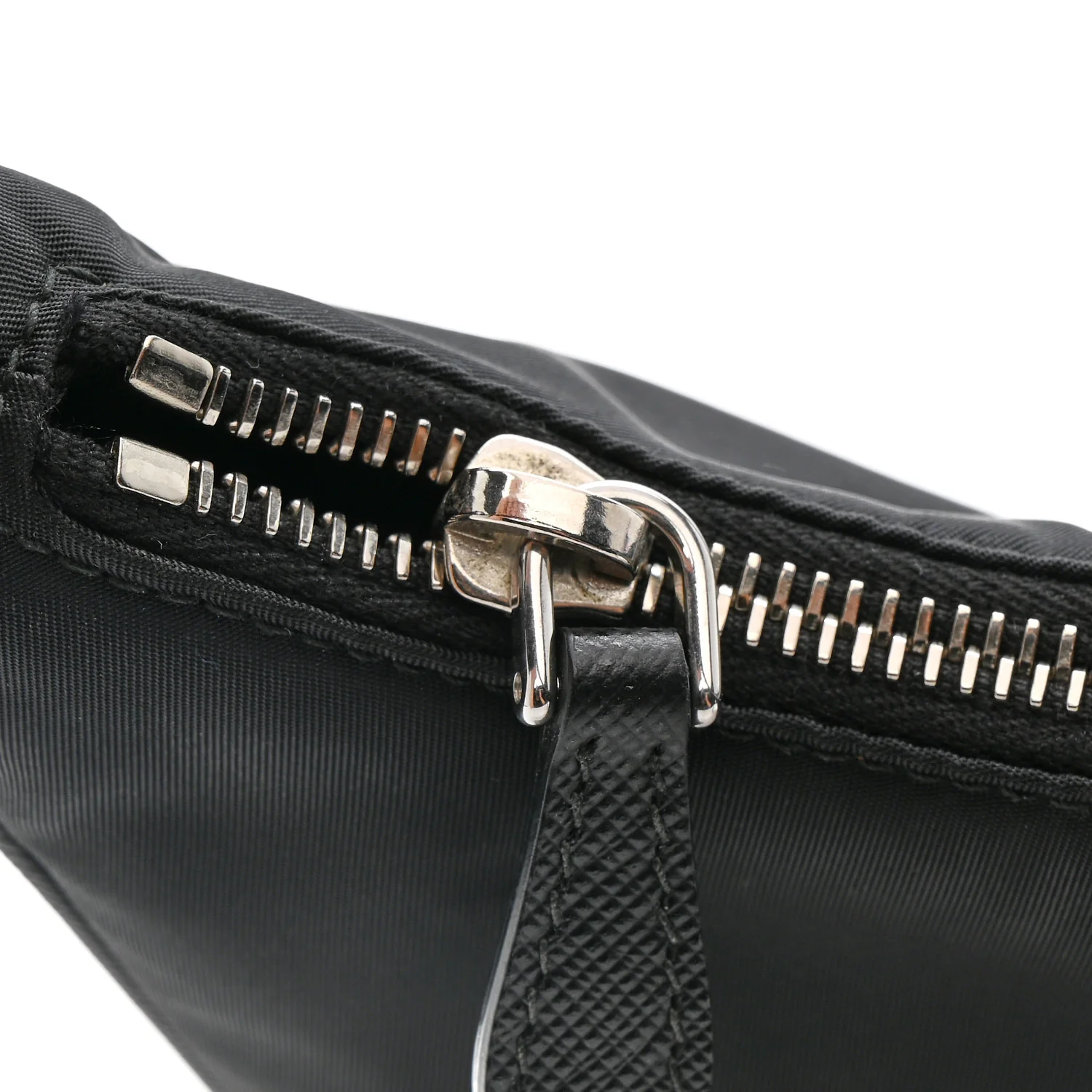 Tessuto Nylon Saffiano Mini Re-Edition 2005 Bag Black - Image 13