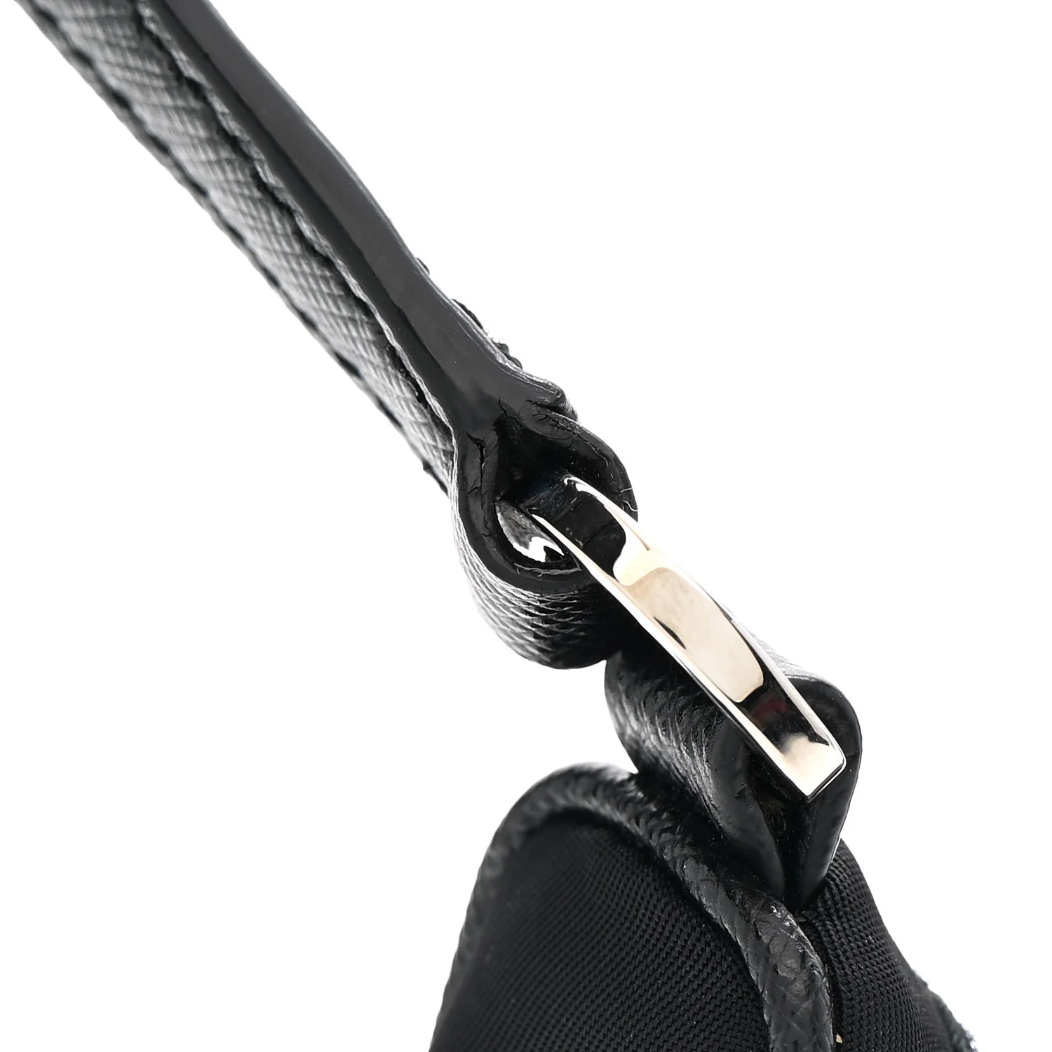 Tessuto Nylon Saffiano Mini Re-Edition 2005 Bag Black - Image 14