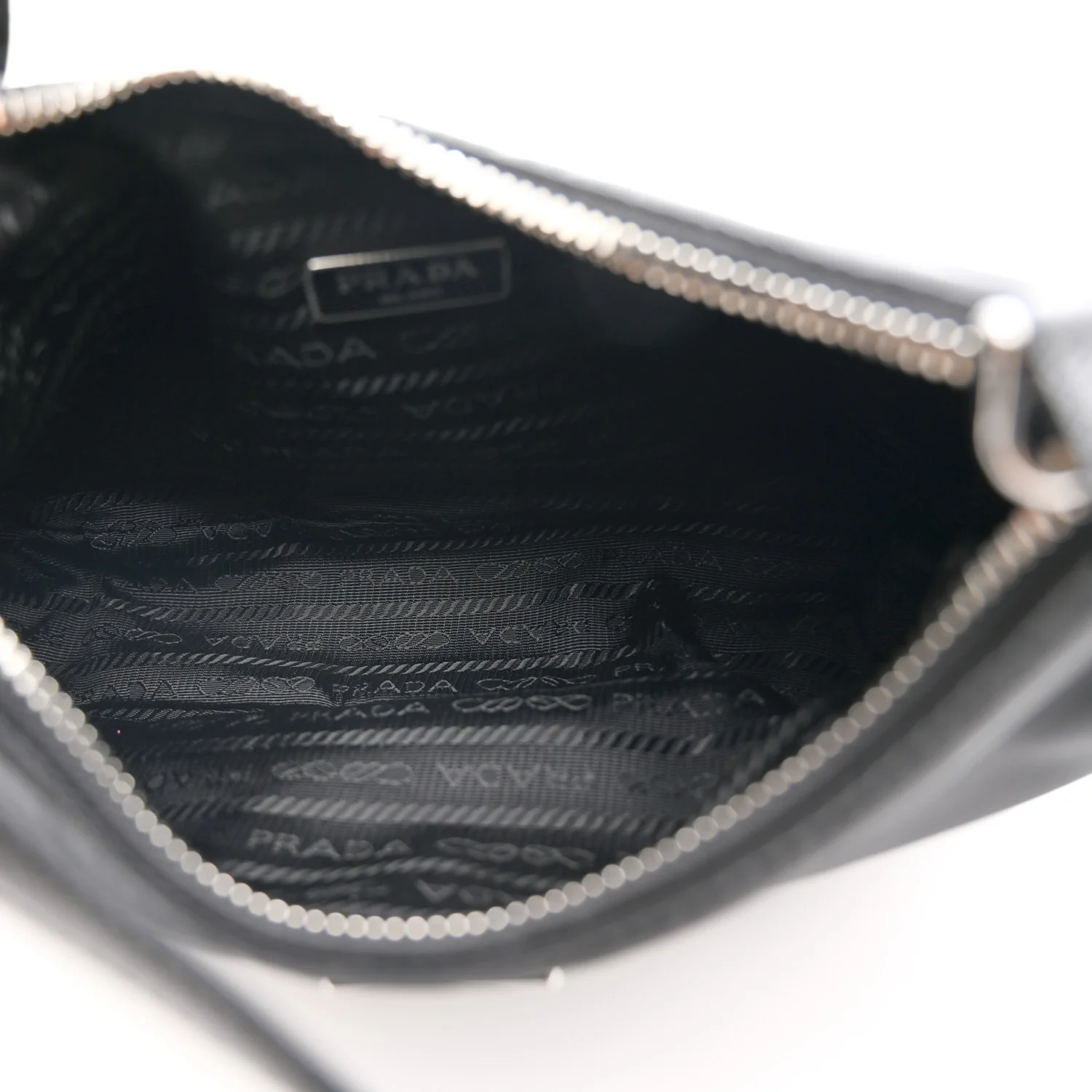 Tessuto Nylon Saffiano Mini Re-Edition 2005 Bag Black - Image 5