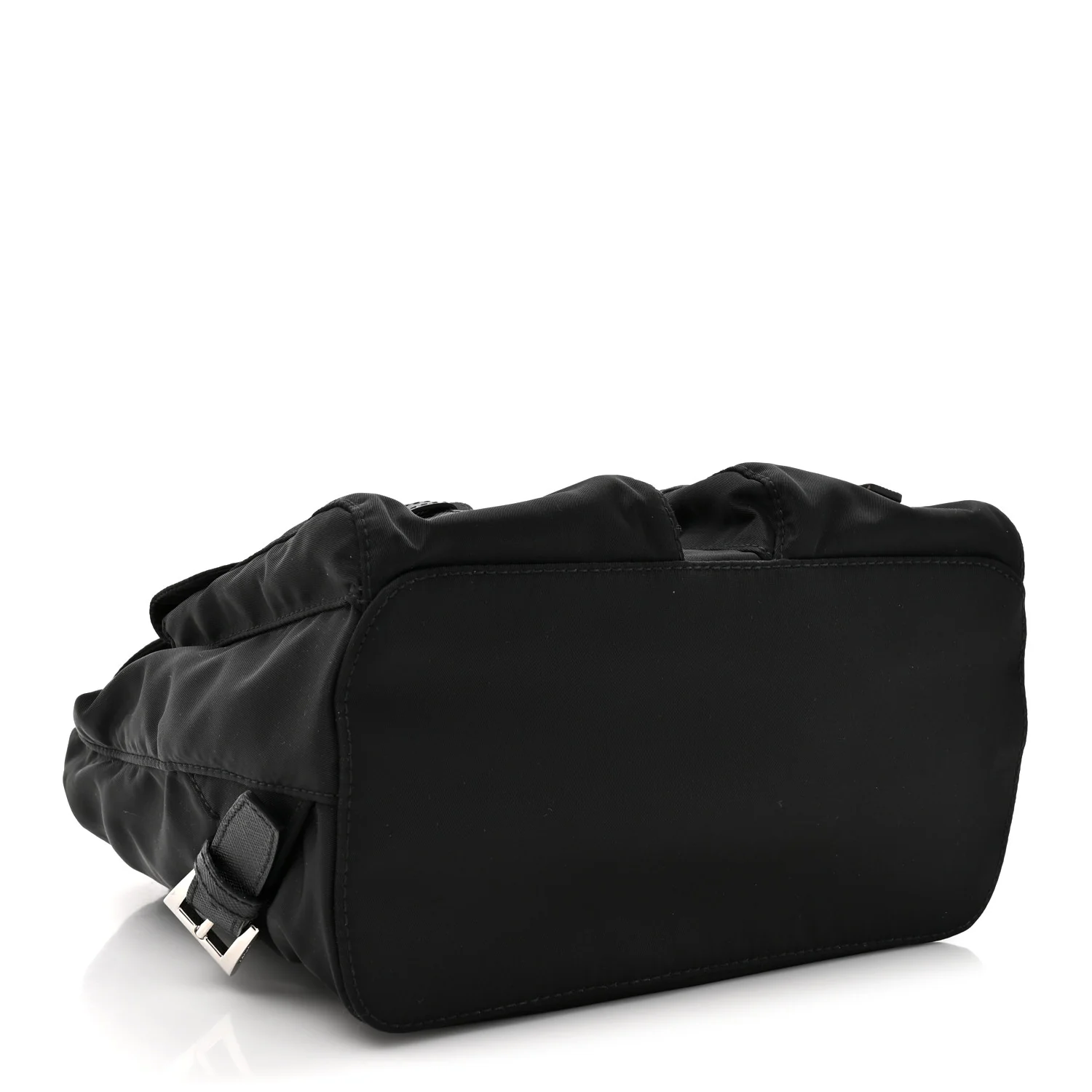 Tessuto Nylon Saffiano Small Backpack Black - Image 4