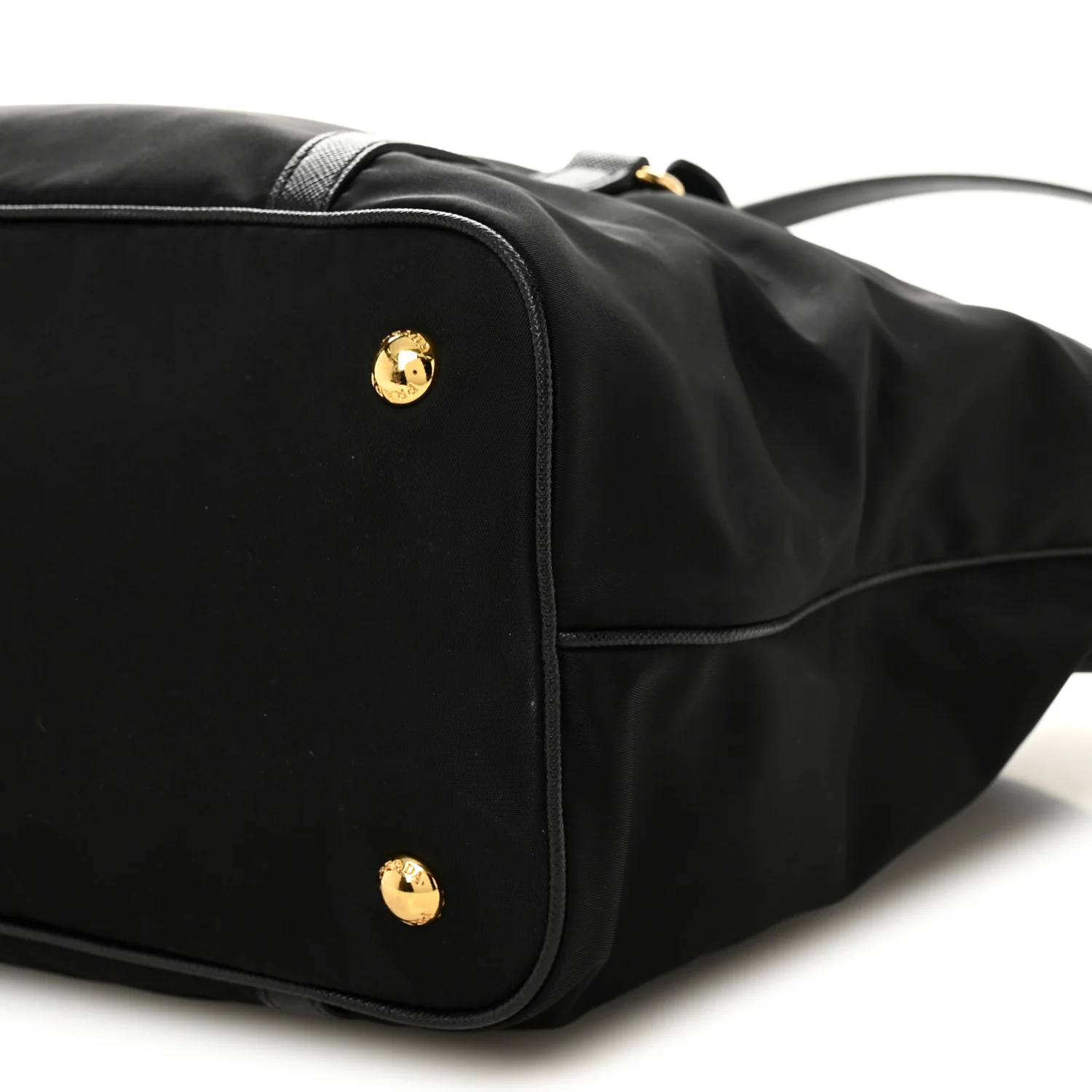Tessuto Nylon Saffiano Tote Black - Image 10