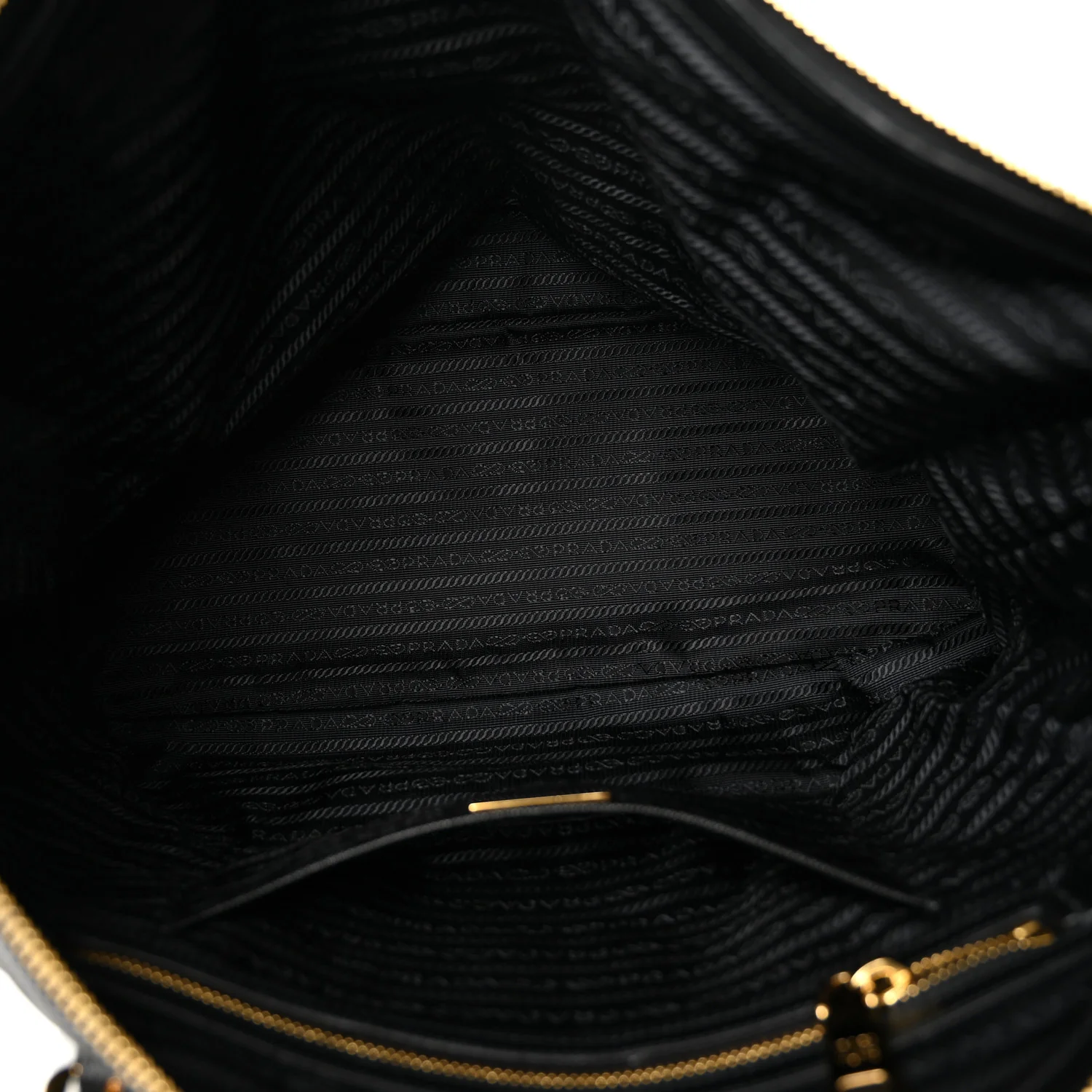 Tessuto Nylon Saffiano Tote Black - Image 5