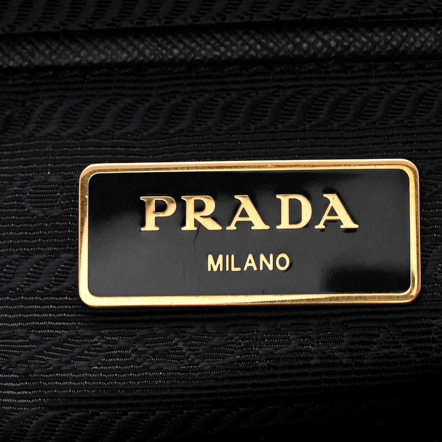 Tessuto Nylon Saffiano Tote Black - Image 10